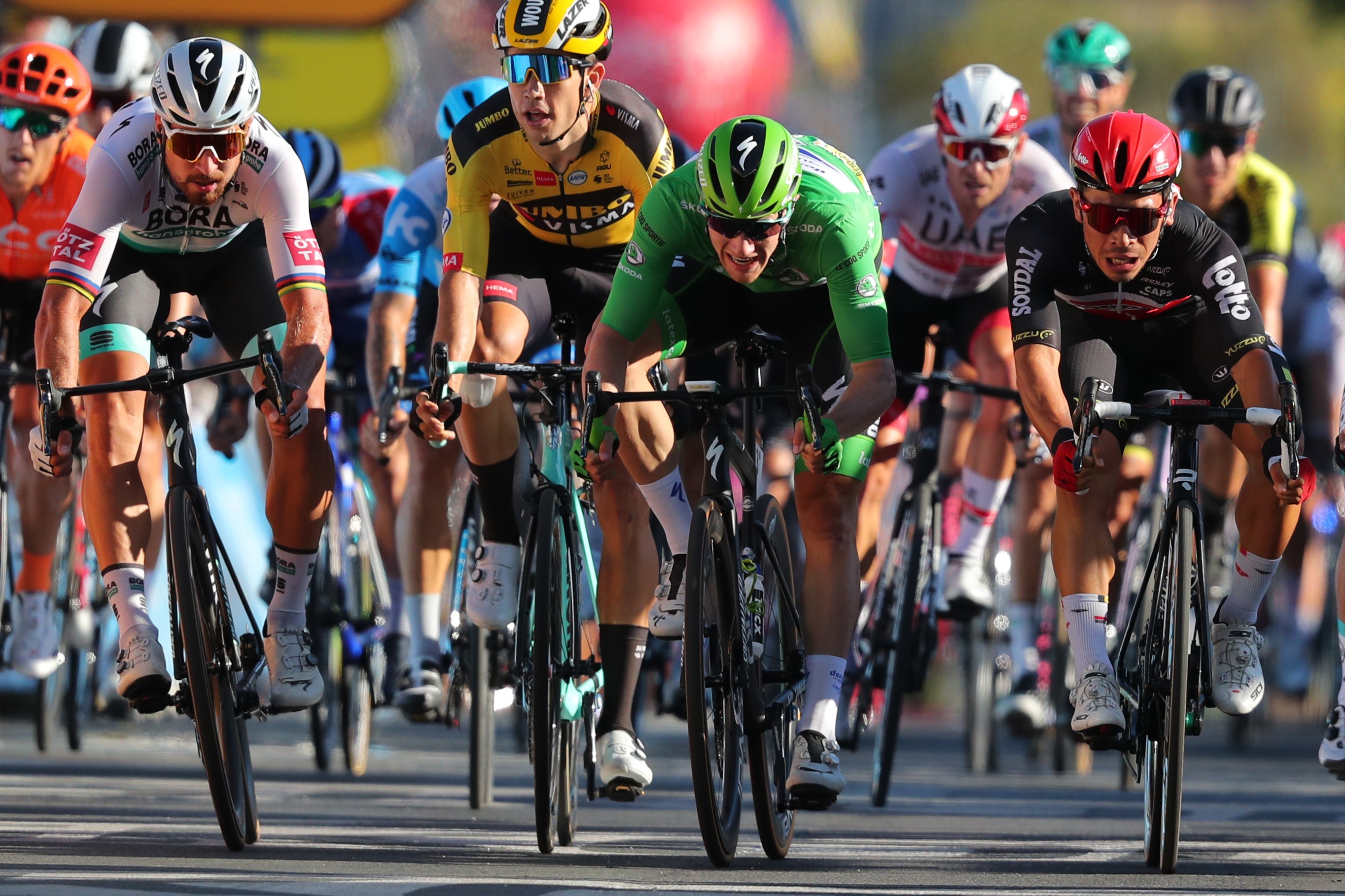 Tour de France 2020, 11. Etappe: Sagan, Van Aert, Bennett, Ewan