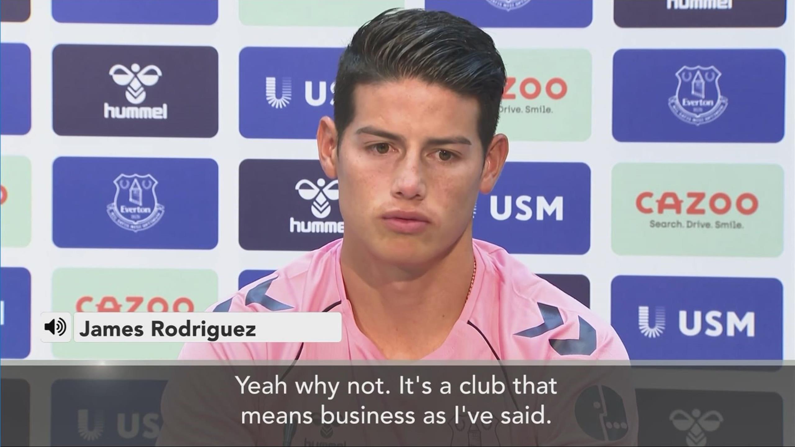 Trophies More Than A Possibility At Everton James Rodriguez Football Video Eurosport