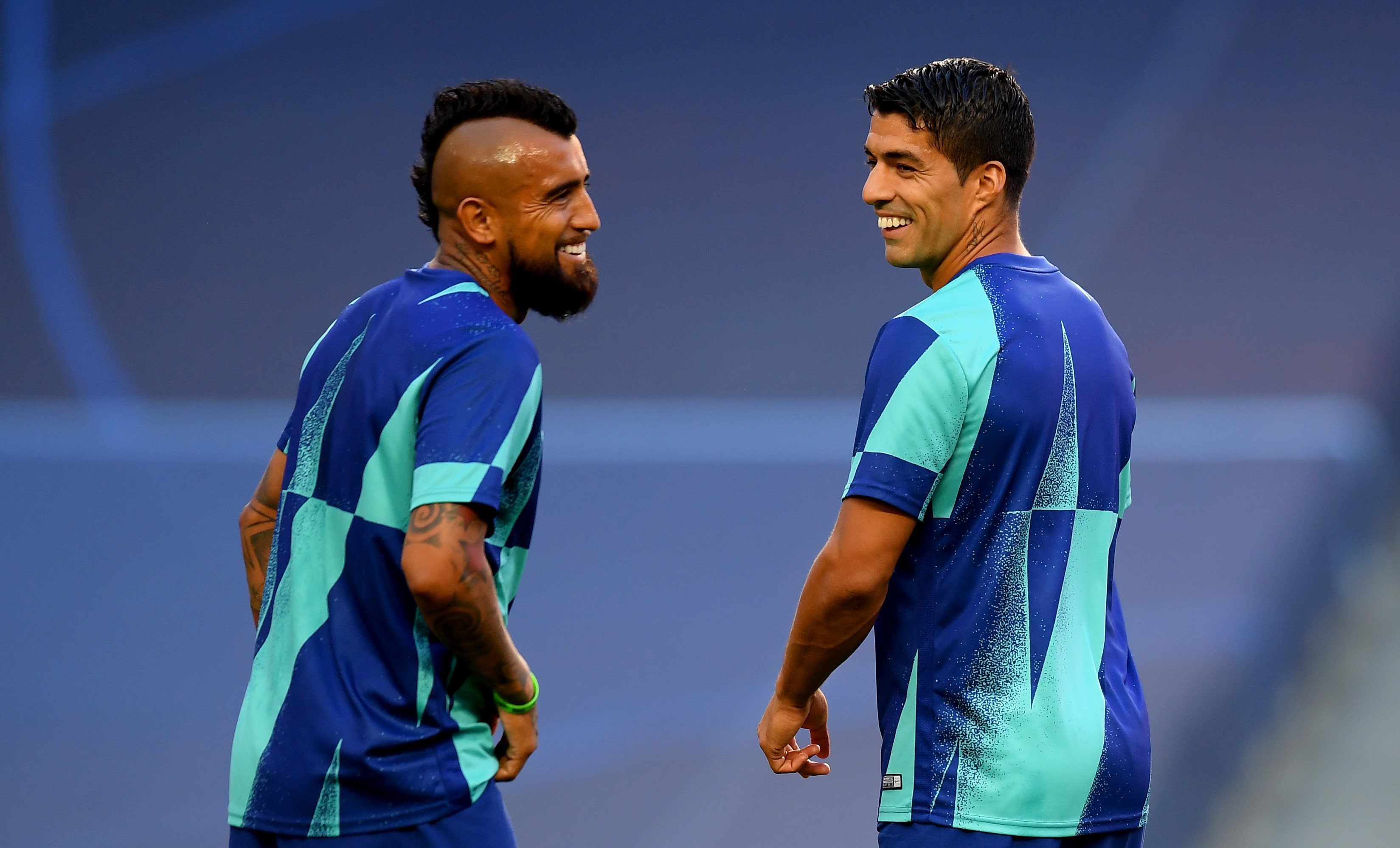 Arturo Vidal et Luis Suarez