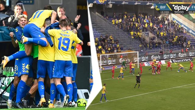 Highlights: Brøndby sejrer i fem minutters overtid efter forrygende comeback Highlights: Brøndby sejrer i fem minutters overtid efter forrygende comeback