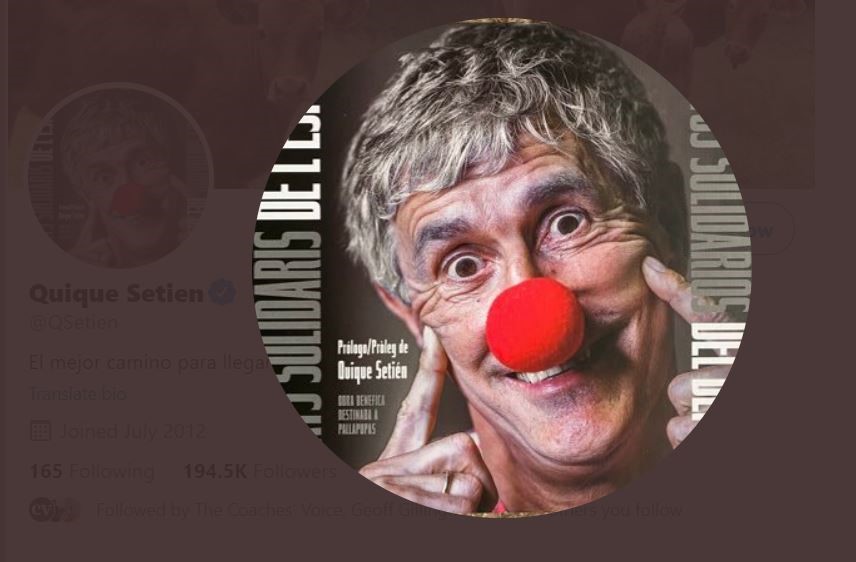 Quique Setien's Twitter profile pic