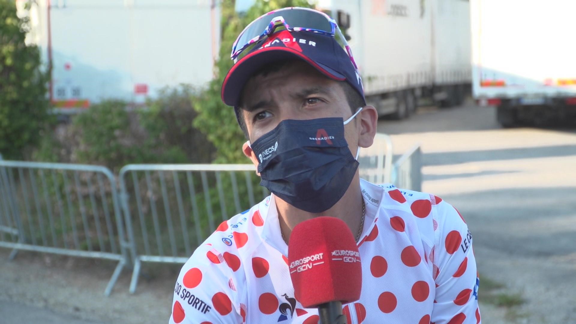 Tour de France - Stage 19 - Interview finish Carapaz ENG