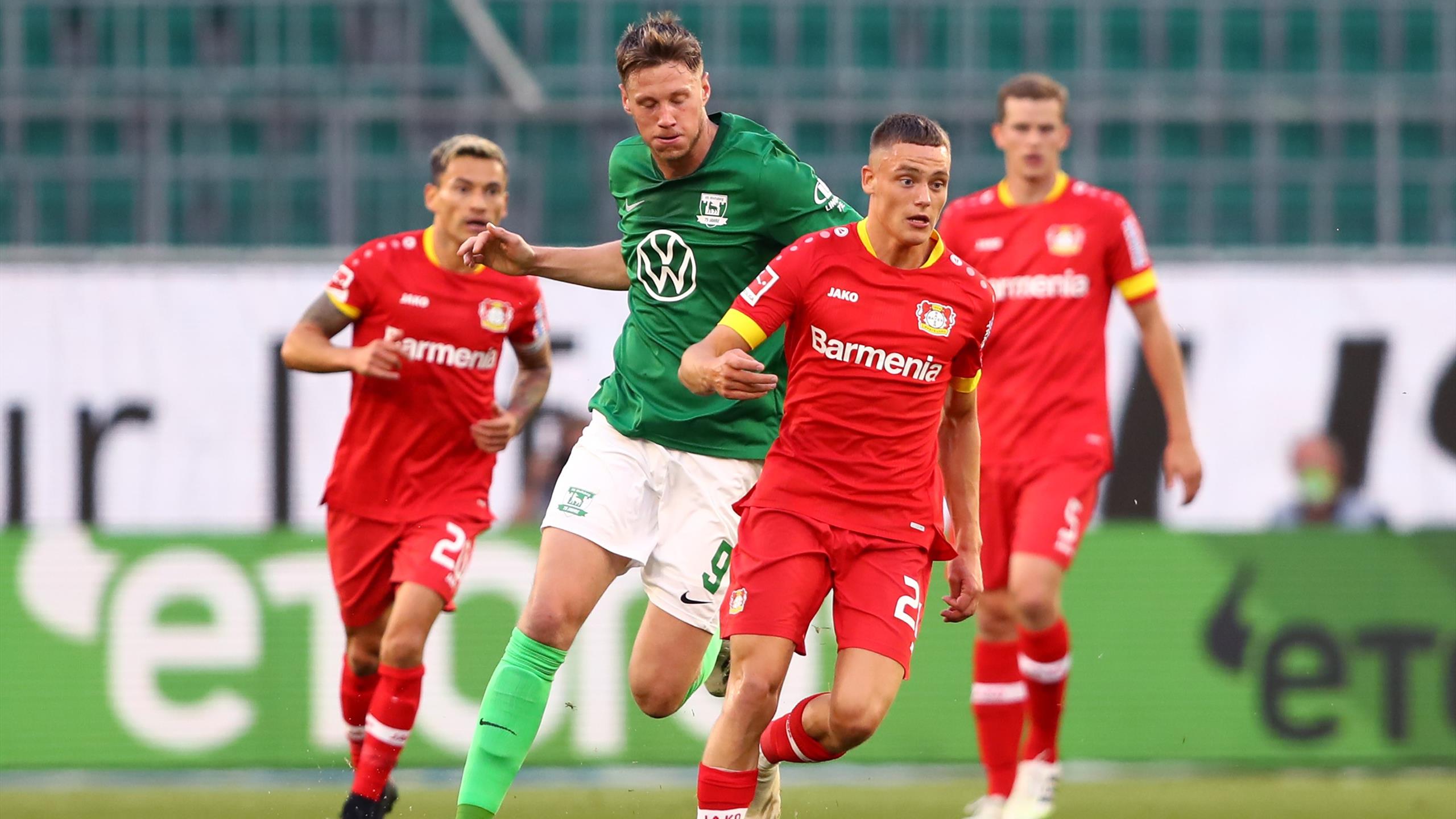 VfL Wolfsburg remis gegen Bayer 04 Leverkusen Eurosport