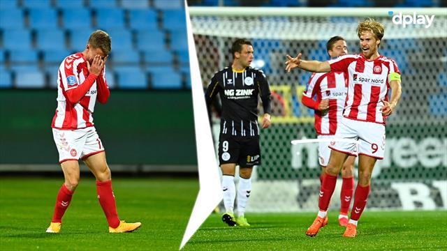 Highlights: Smal sejr til AaB trods flere gigantiske afbrændere Highlights: Smal sejr til AaB trods flere gigantiske afbrændere