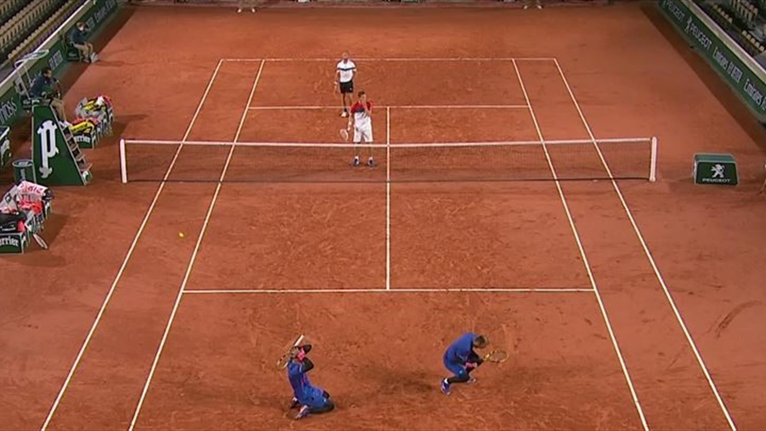 French Open Doppel Pütz mit Nielsen knapp im Tiebreak geschlagen