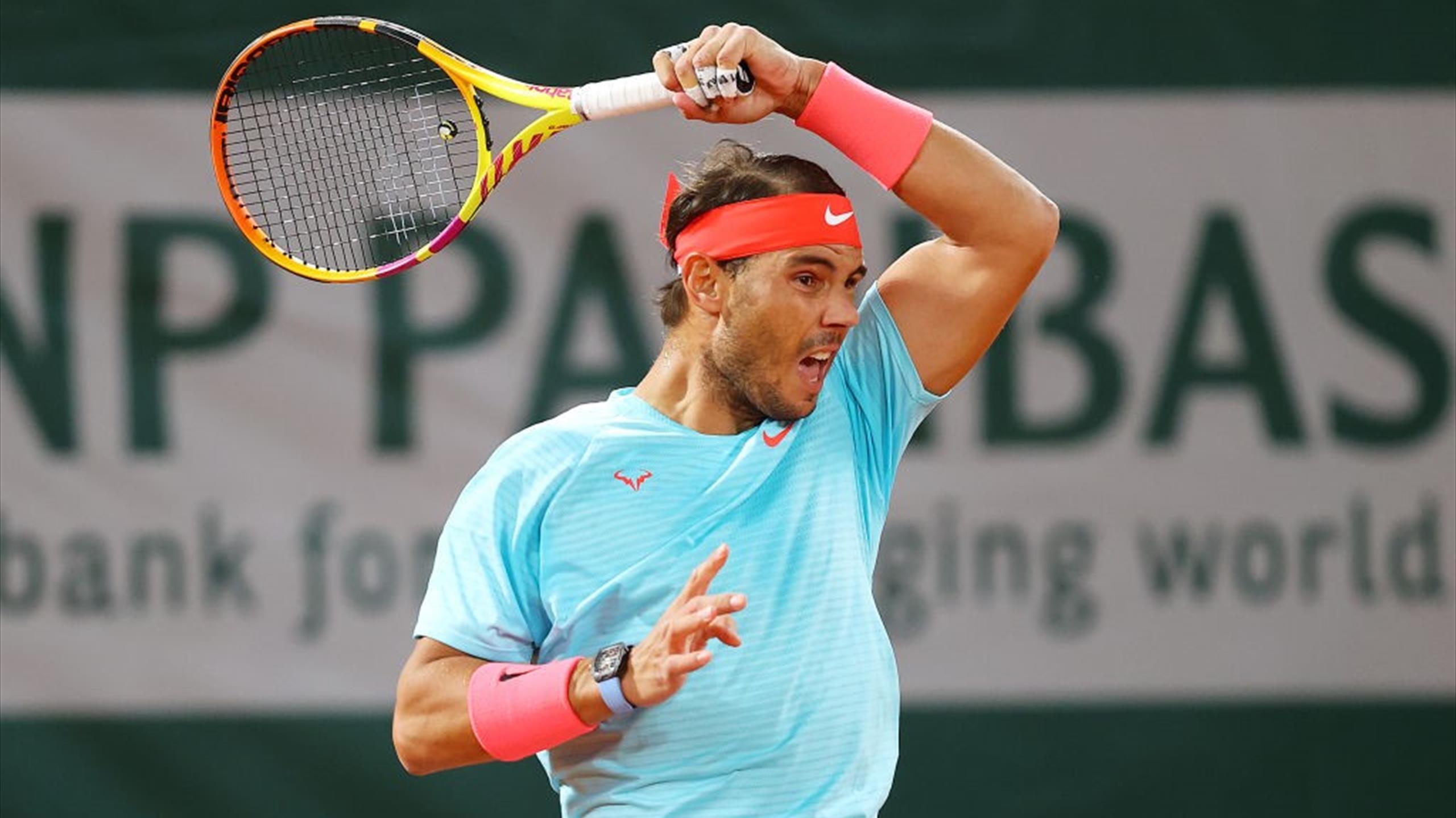 ¡Derechazo a derechazo! Nadal arrinconó a Sinner en su primer '¡Vamos