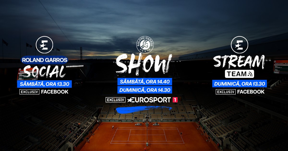 Emisiunile Eurosport din weekend - Roland Garros