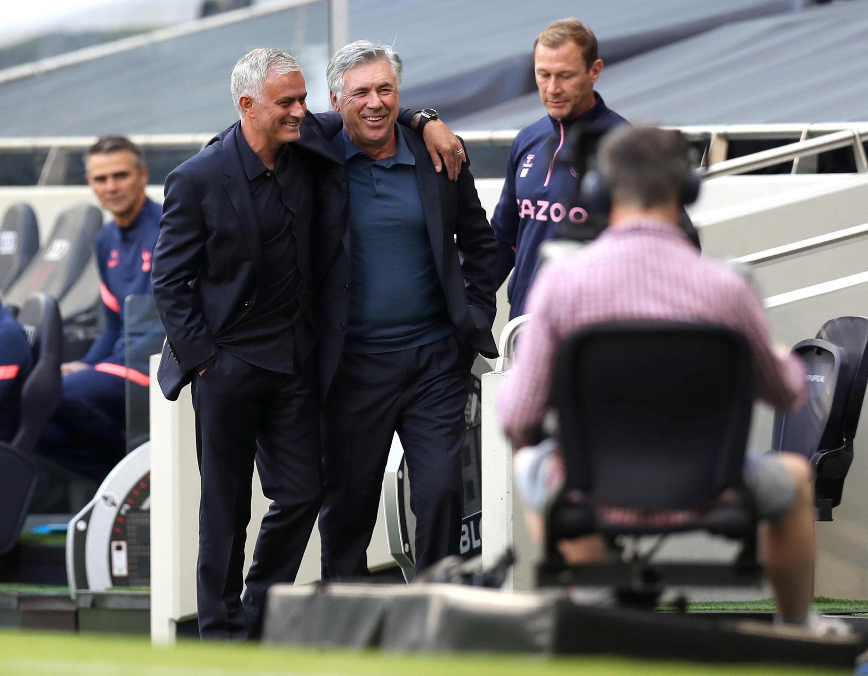 Jose Mourinho e Carlo Ancelotti