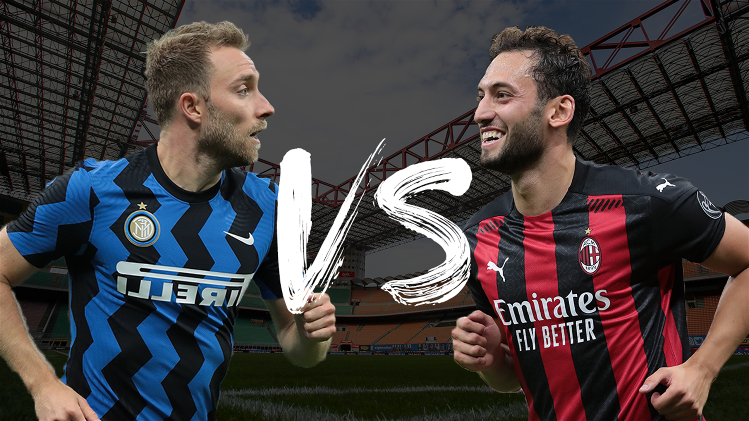 Serie A, Inter-Milan: Calhanoglu-Eriksen, storie di opposti - Eurosport