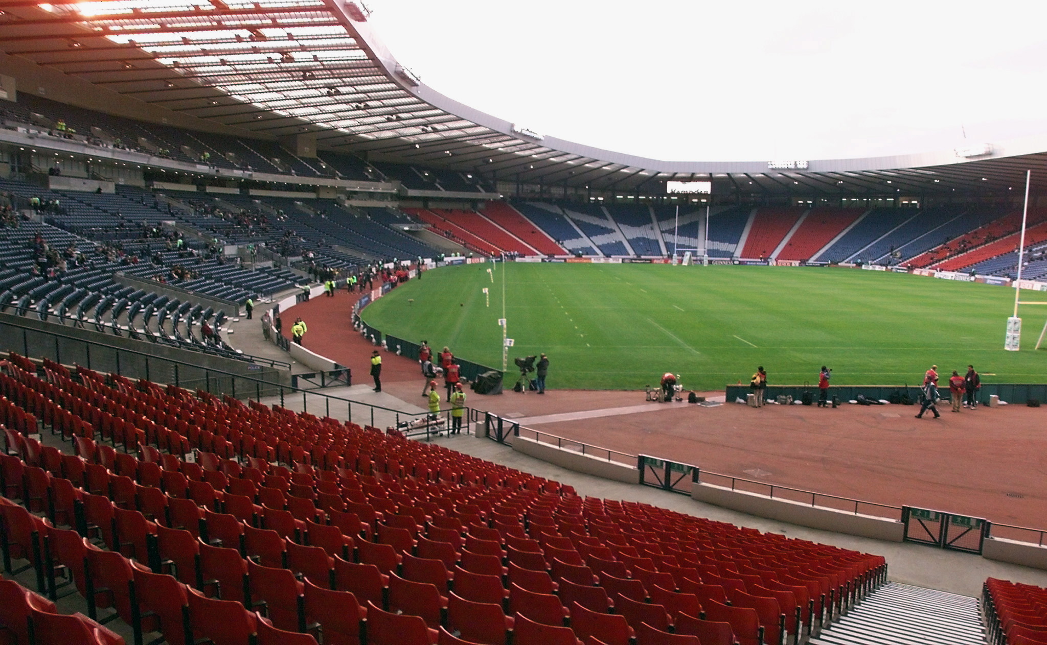 Der Hampden Park war Schauplatz der Machtdemonstration