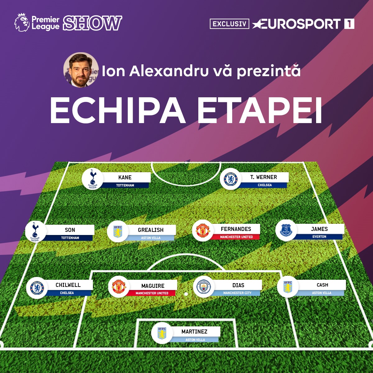 Echipa etapei cu numărul 5 din Premier League