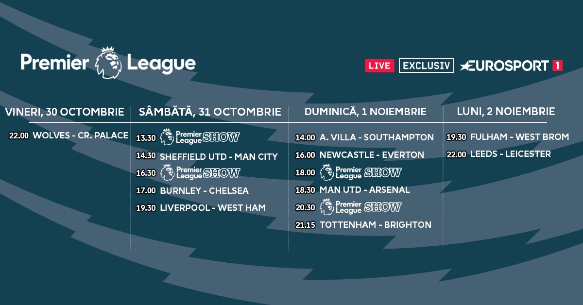 Premier League, program etapa 7