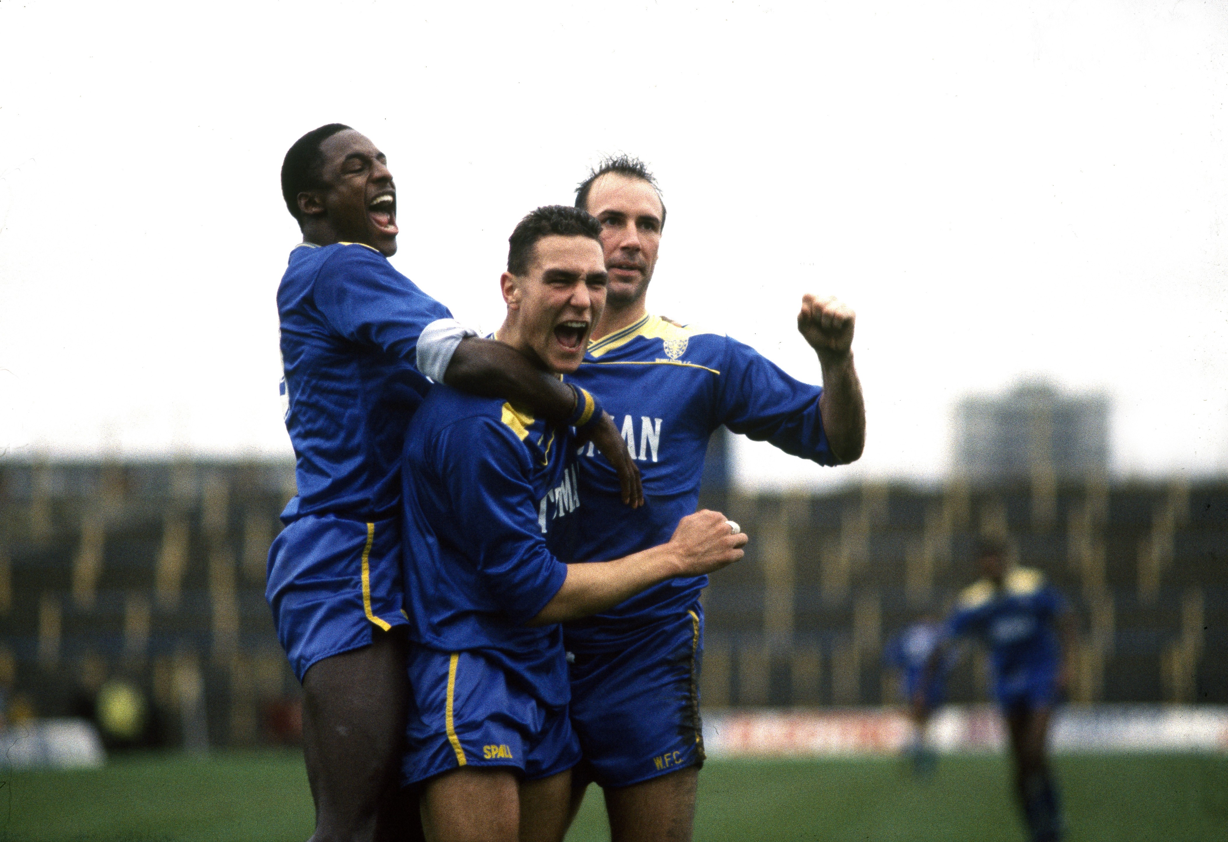 Vinnie Jones, John Fashanu et Alan Cork à la fête