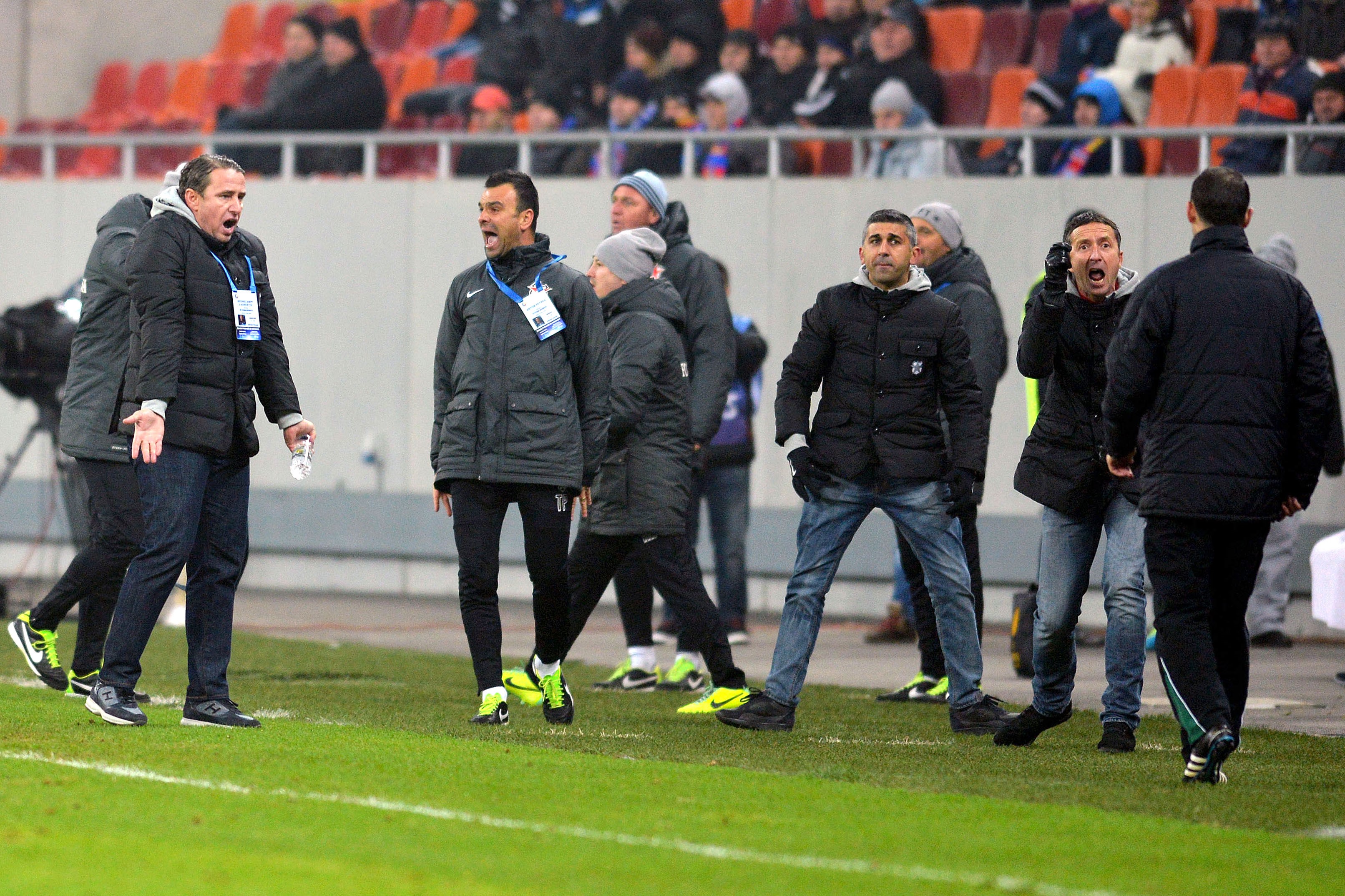 Reghecampf și Toni Petrea au colaborat la două titluri câștigate de FCSB în 2013 și 2014. Sursa foto: Mediafax