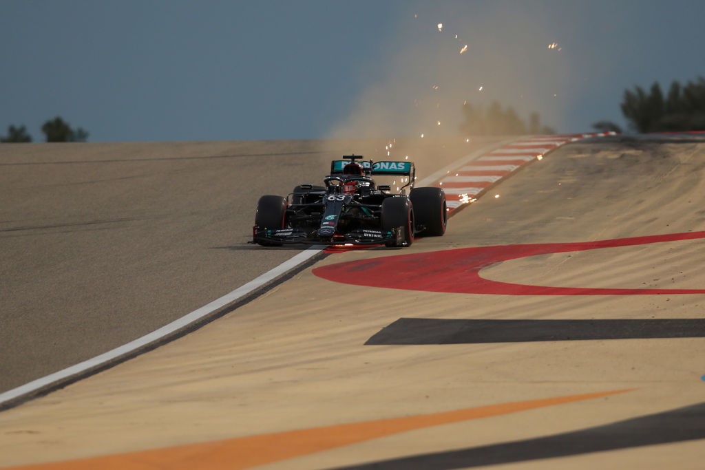 George Russell (Mercedes) au Grand Prix de Sakhir 2020