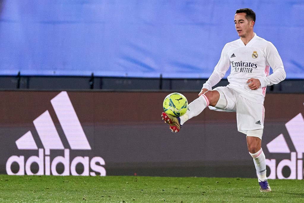 Lucas Vazquez lors de Real Madrid - RC Celta en Liga le 2 janvier 2021