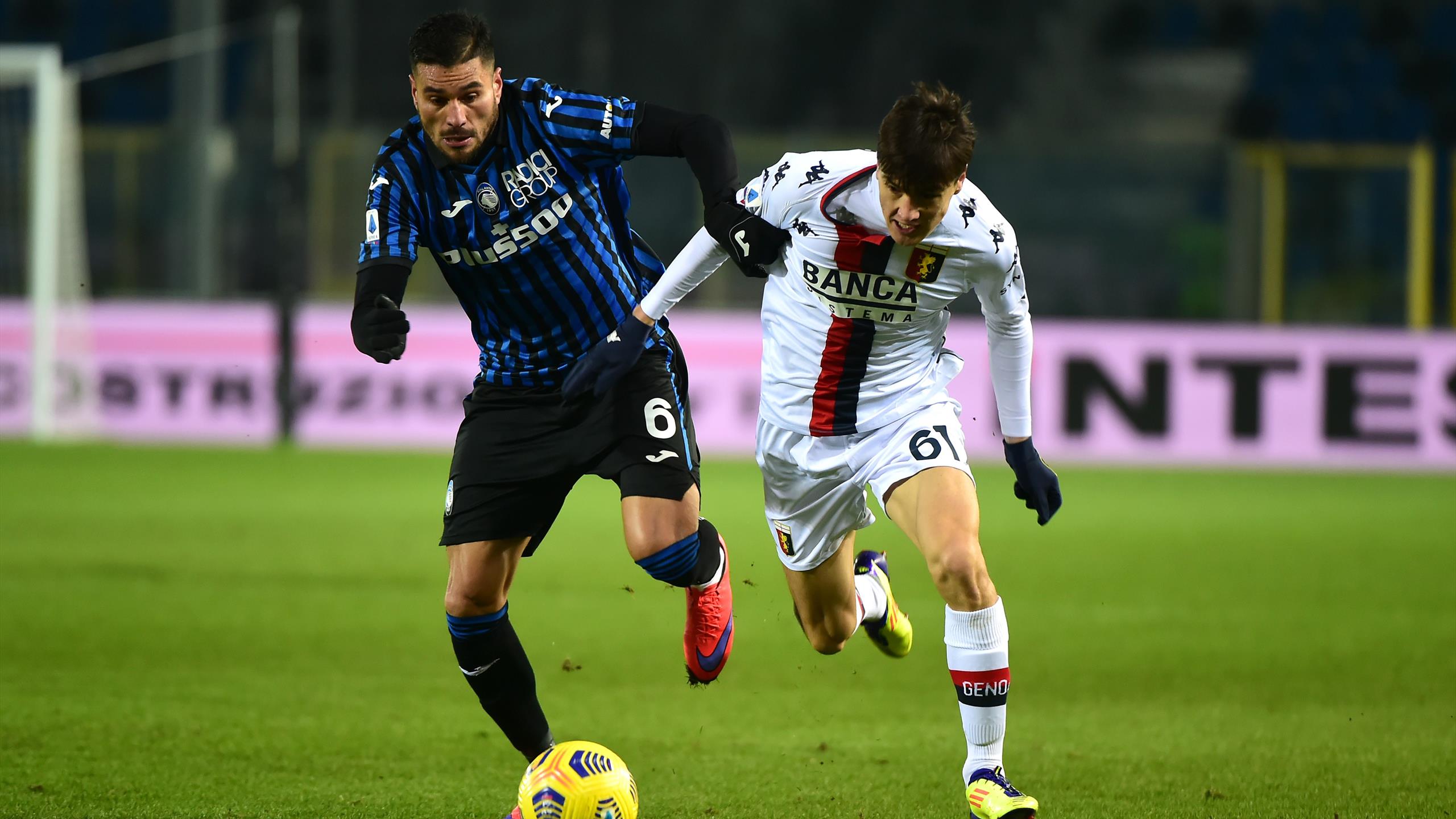 Atalanta winning streak halted with Genoa stalemate, Parma draw