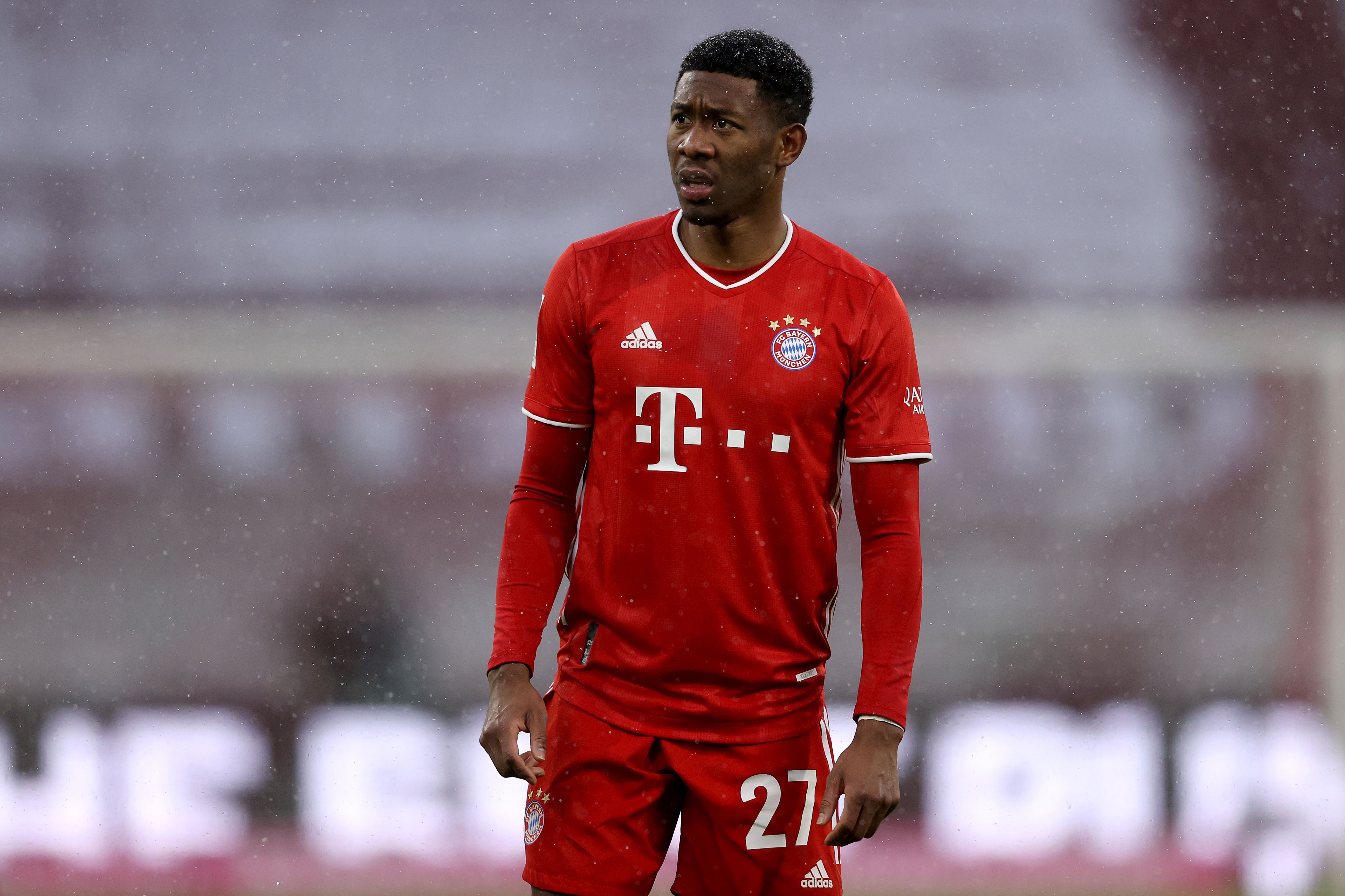 David Alaba of FC Bayern Muenchen