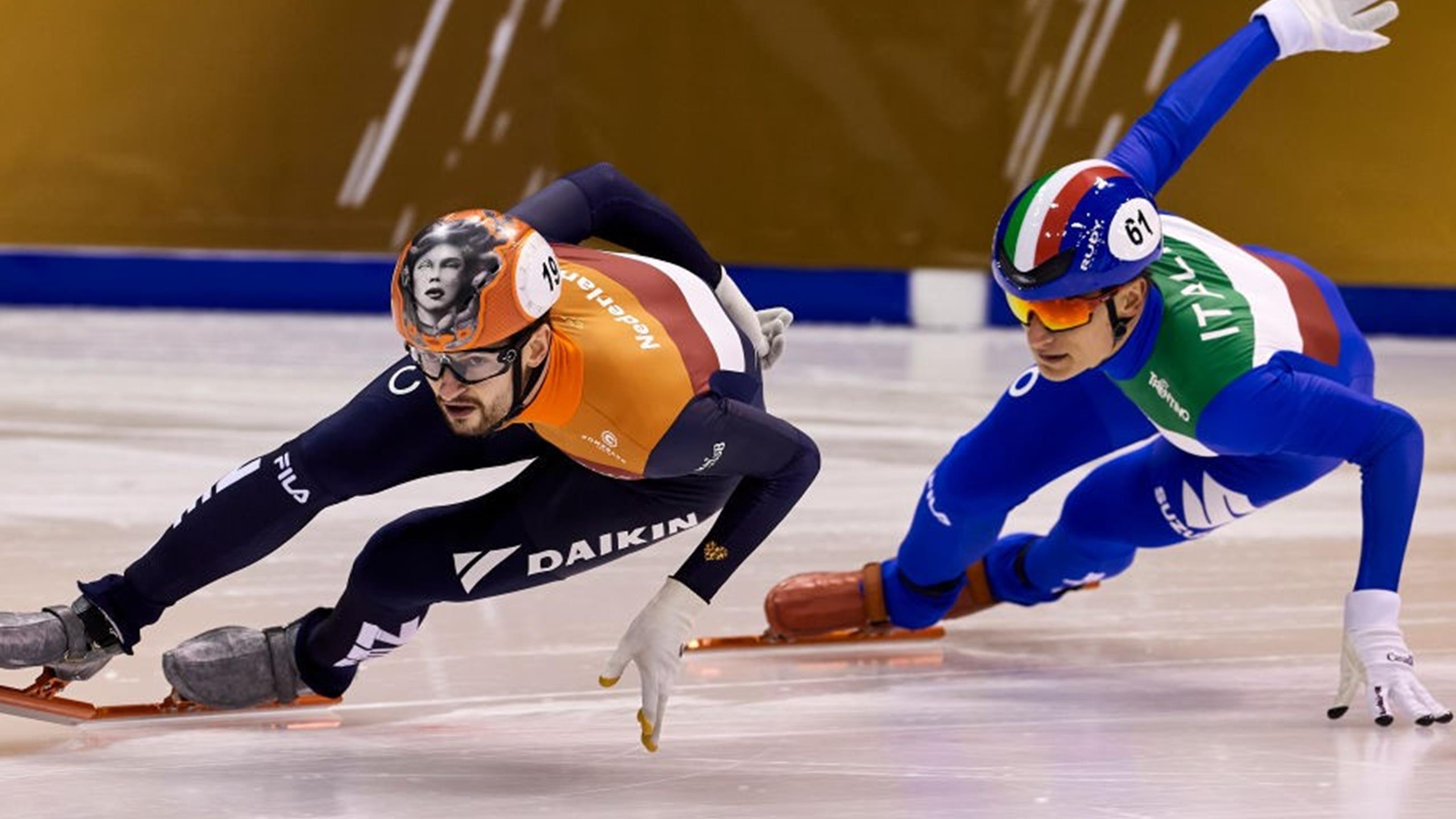 Short track, Europei Pietro Sighel conquista l'argento nei 500 metri