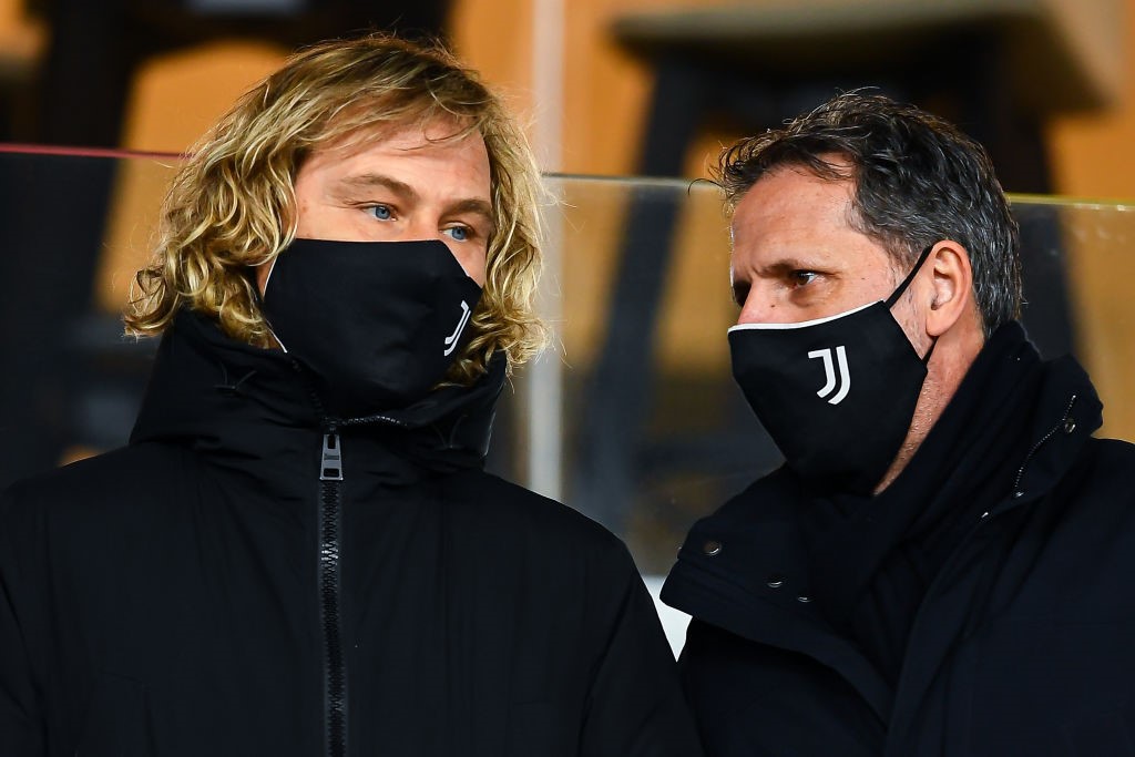 Nedved, Paratici - Genoa-Juventus - Serie A 2020/2021 - Getty Images