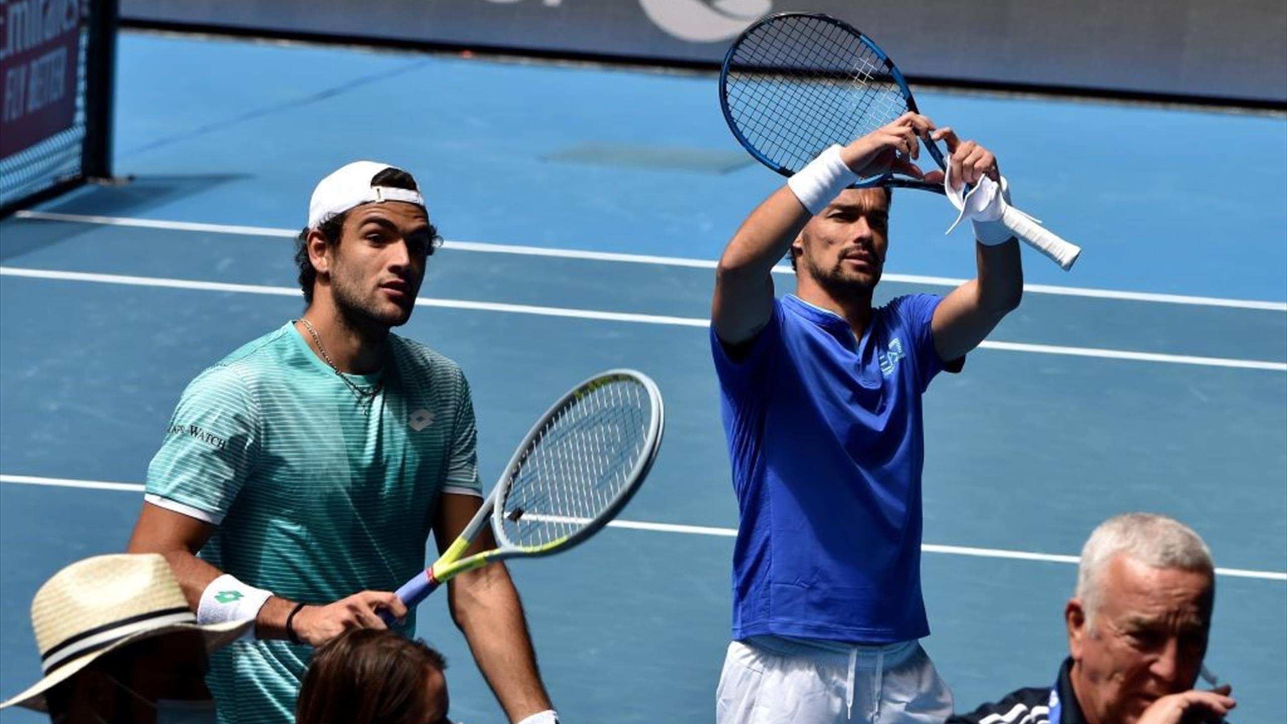 ATP Cup 2021, Berrettini e Fognini battono Thiem e Novak ...