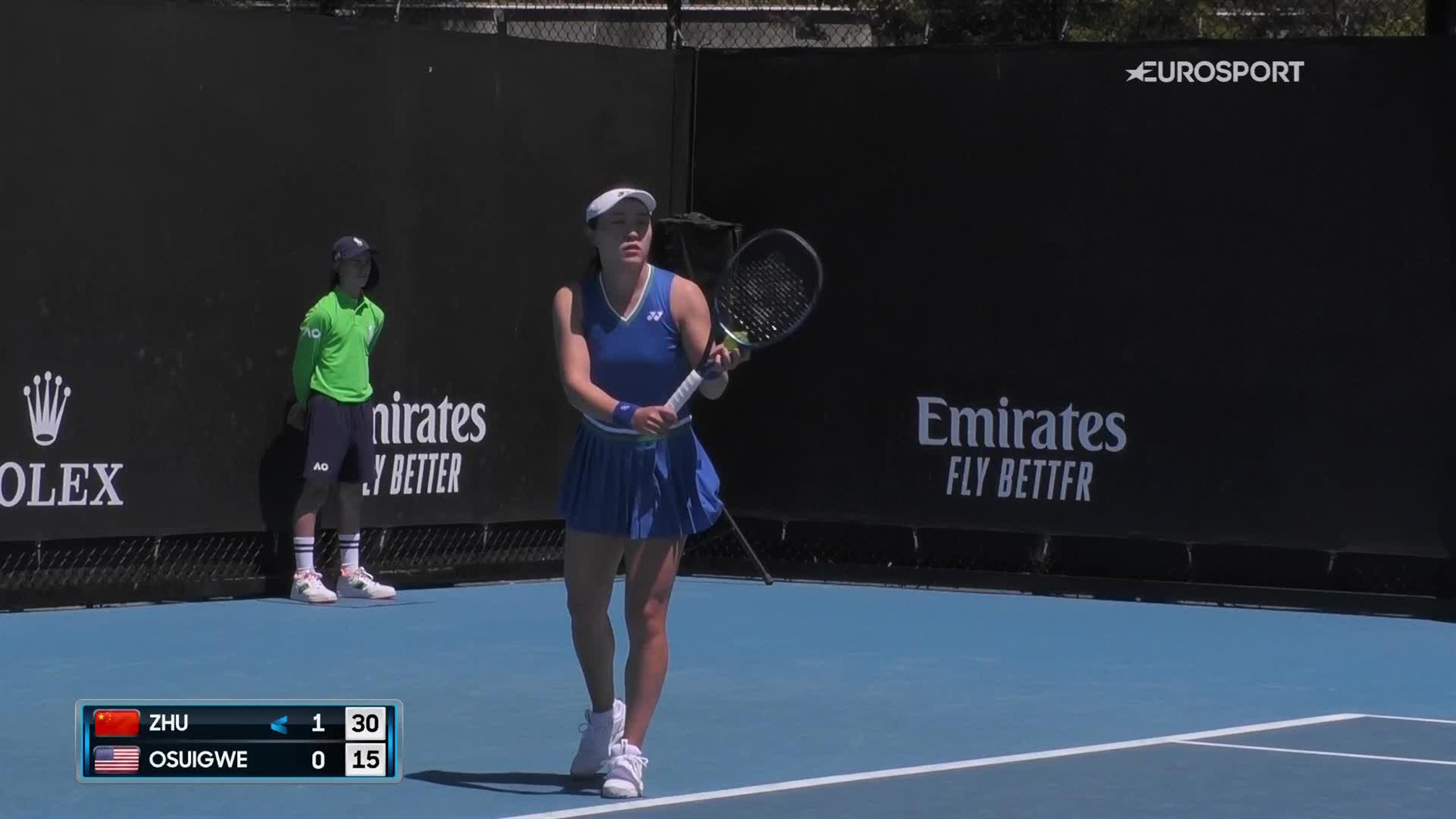 Australian Open 2021 Lin Zhu Whitney Osuigwe Singolare Femminile