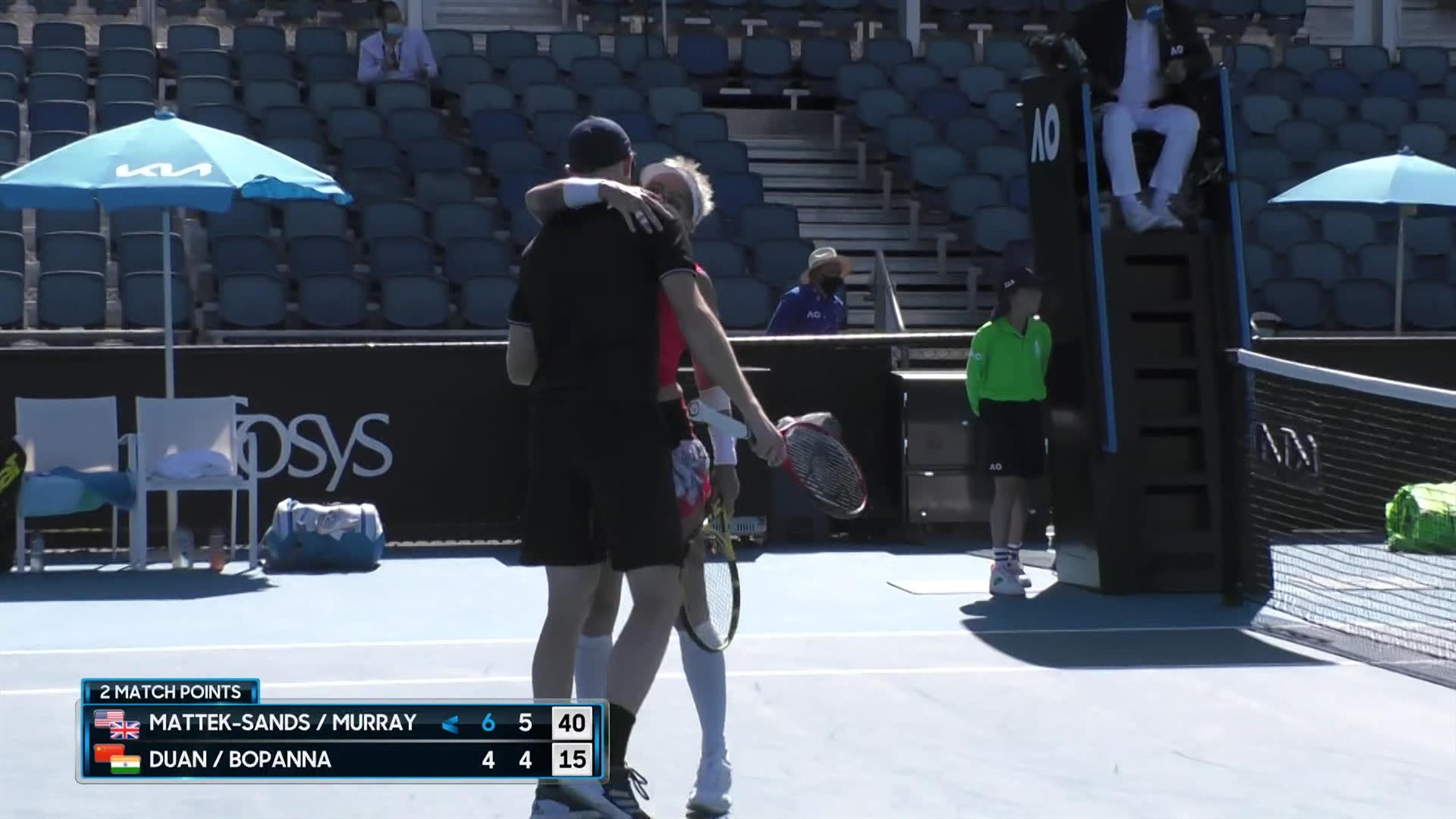 Live Updates Standings Bethanie Mattek Sands Jamie Murray Gabriela Dabrowski Mate Pavic Australian Open Mixed Doubles 15 February 2021 Eurosport