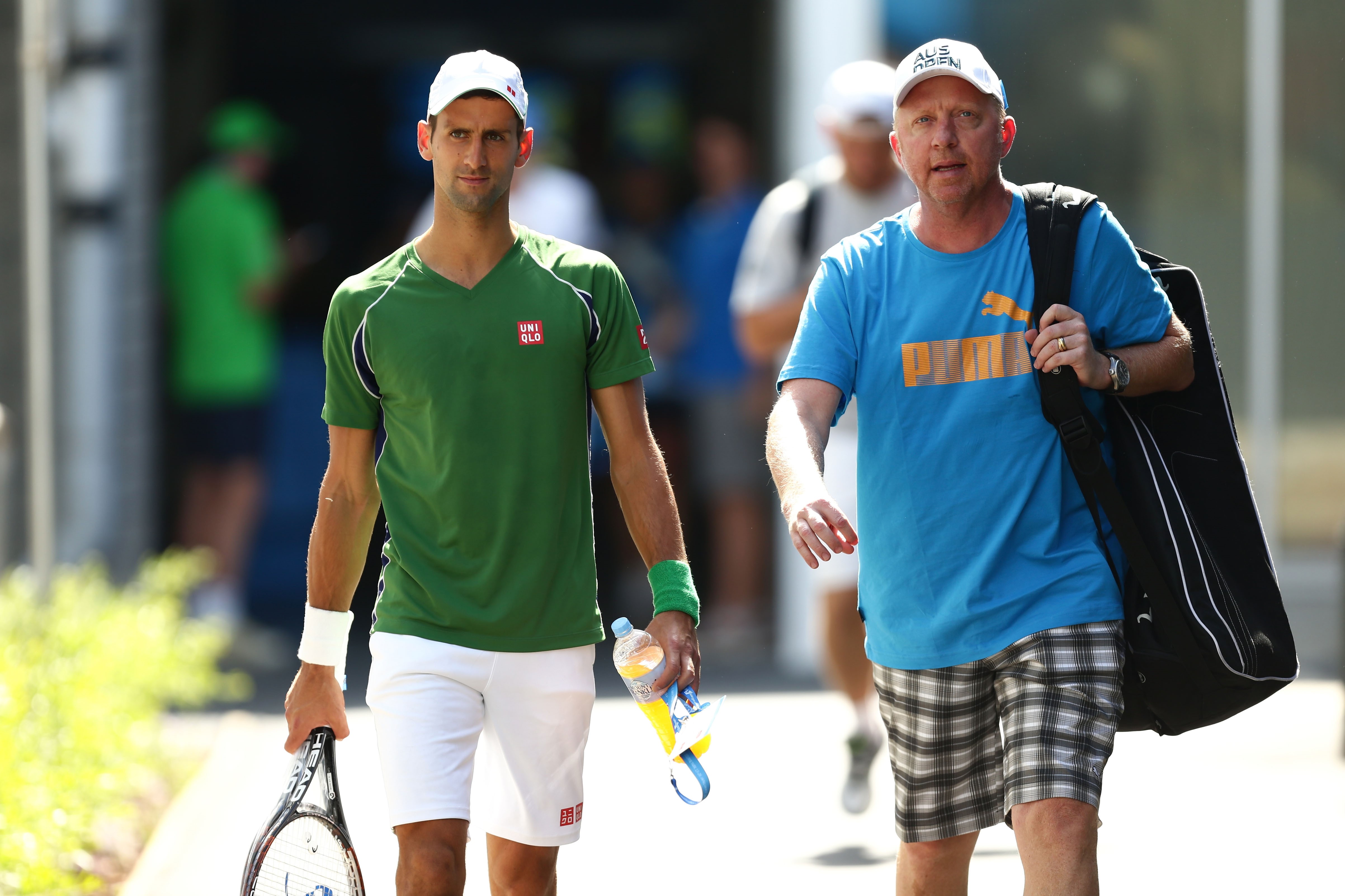 Novak Djokovic & Boris Becker