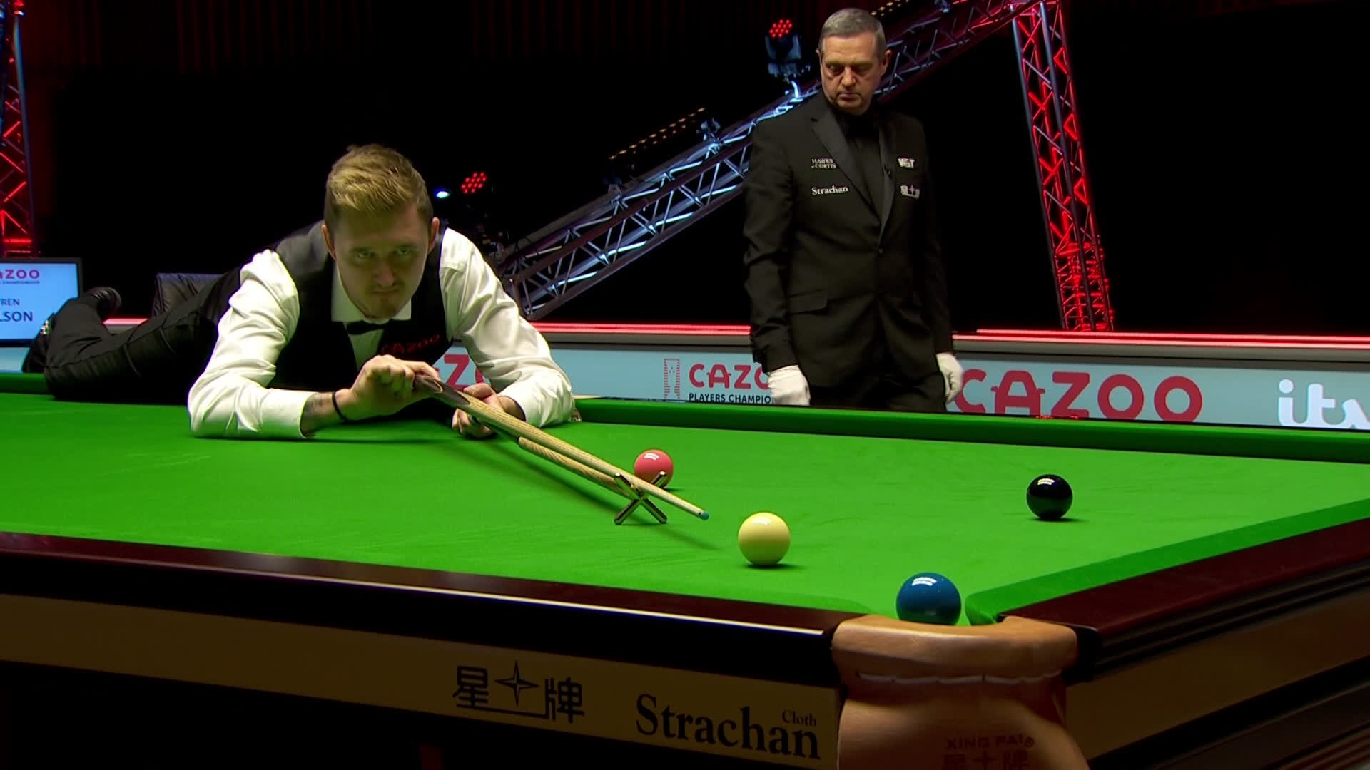 Snooker - Players championship - Robertson v Wilson / Frame 6