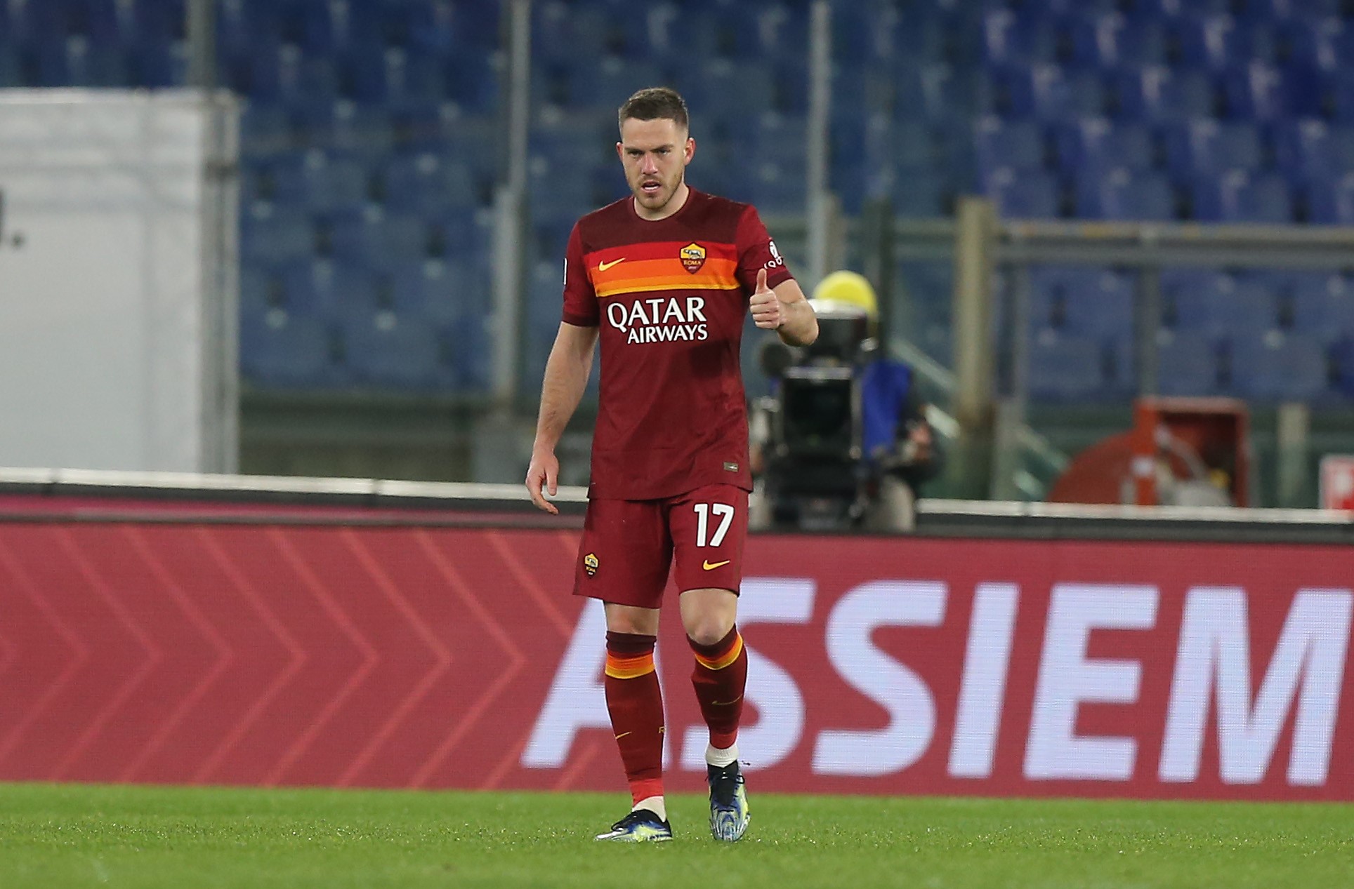 Jordan Veretout, Roma-Milan, Serie A 2020-21, Getty Images