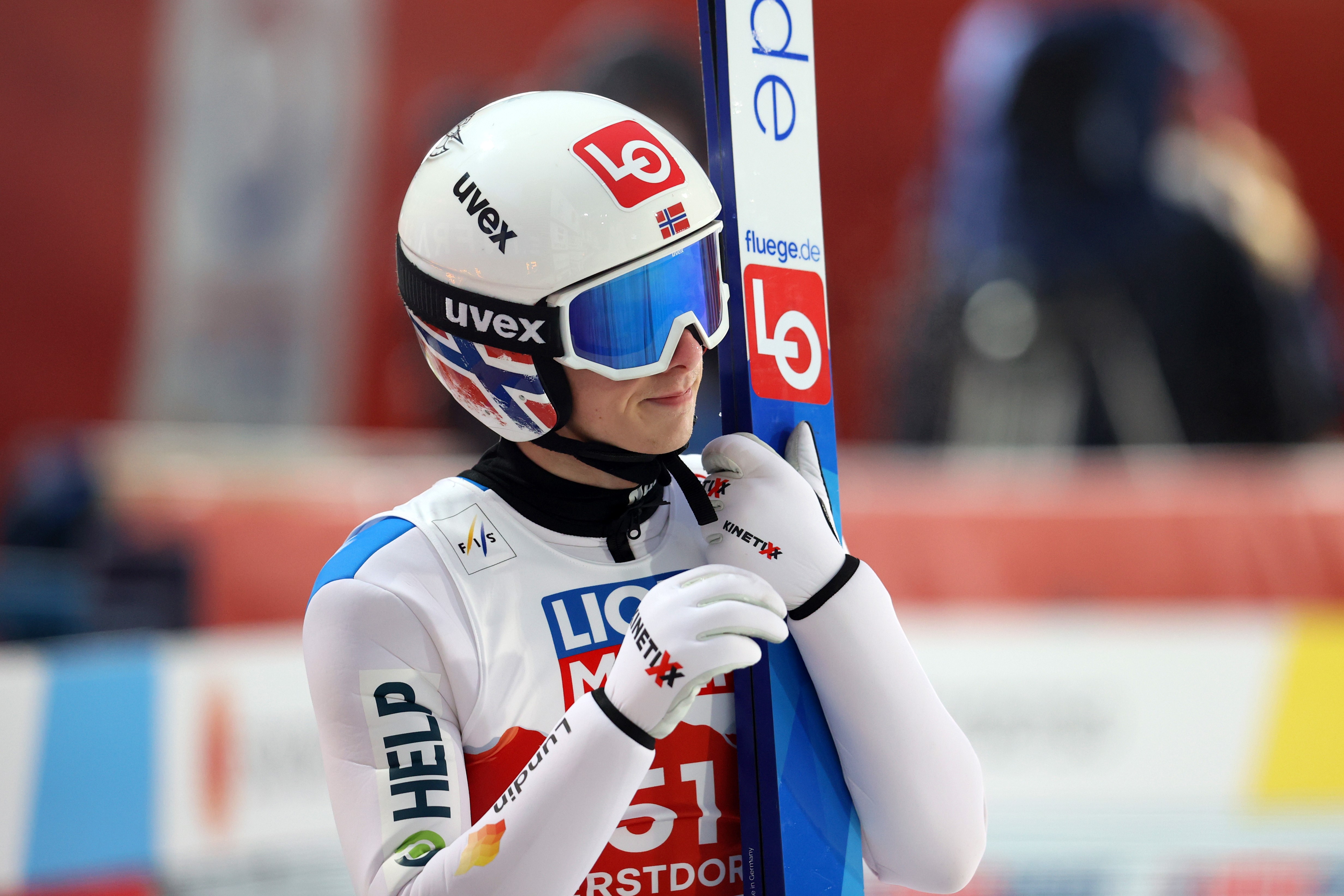 Halvor Egner Granerud bei der Nordischen Ski-WM in Oberstdorf