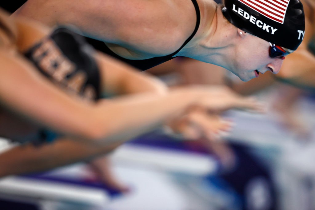 Katie Ledecky lors de la Pro Swim Series à San Antonio le 4 mars 2021