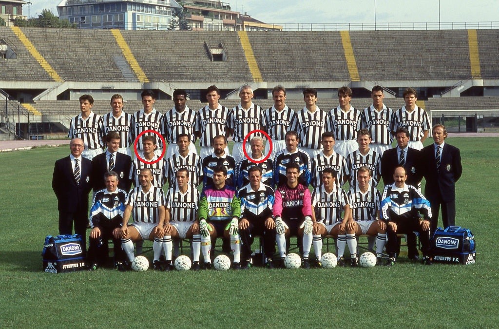 Conte allievo del maestro Trap ai tempi della Juventus, stagione 1992/1993