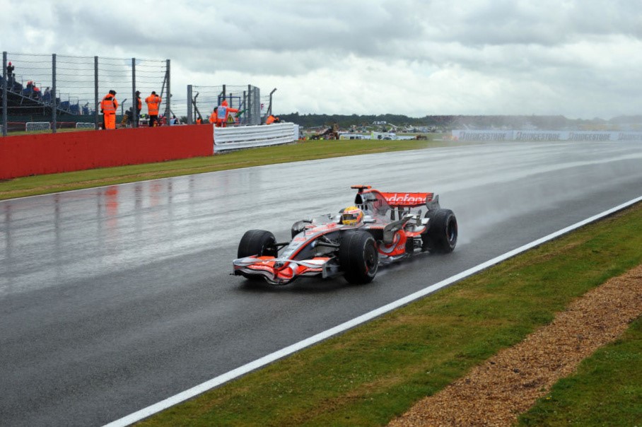 Lewis Hamilton (McLaren) au Grand Prix de Grande Bretagne 2008