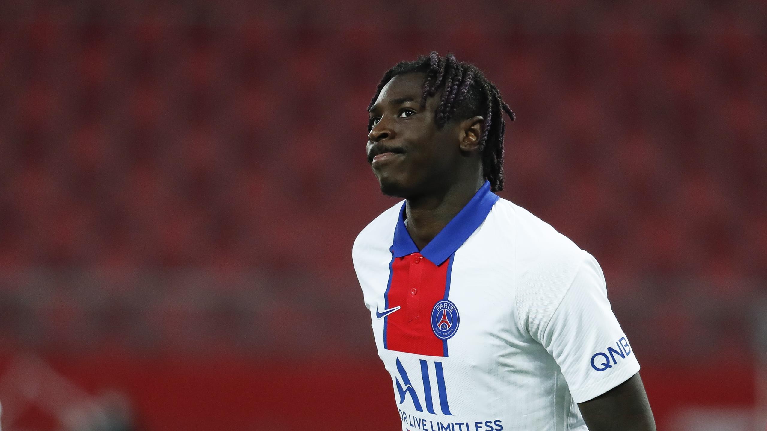 Moise Kean (PSG), fatigué, libéré par la sélection italienne pour les ...