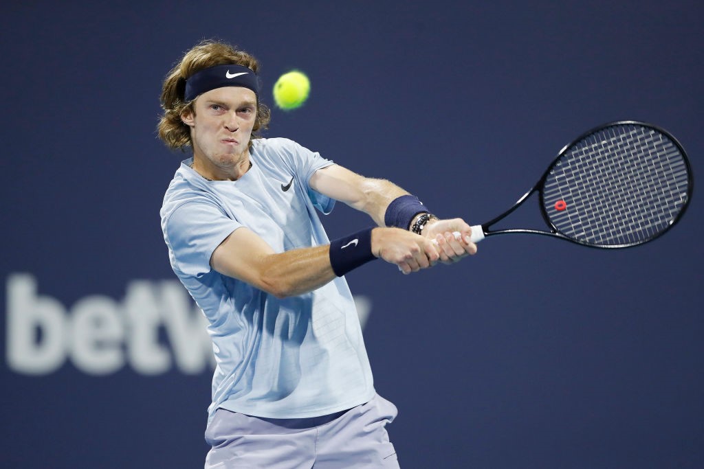 Andrey Rublev au Masters de Miami le 1er avril 2021