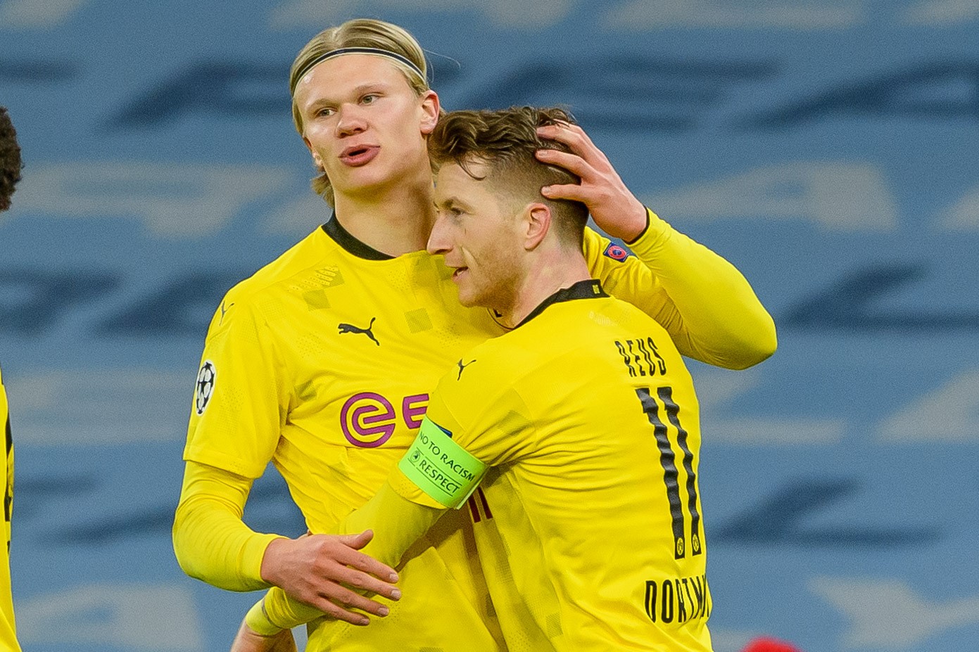 Erling Haaland und Marco Reus von Borussia Dortmund