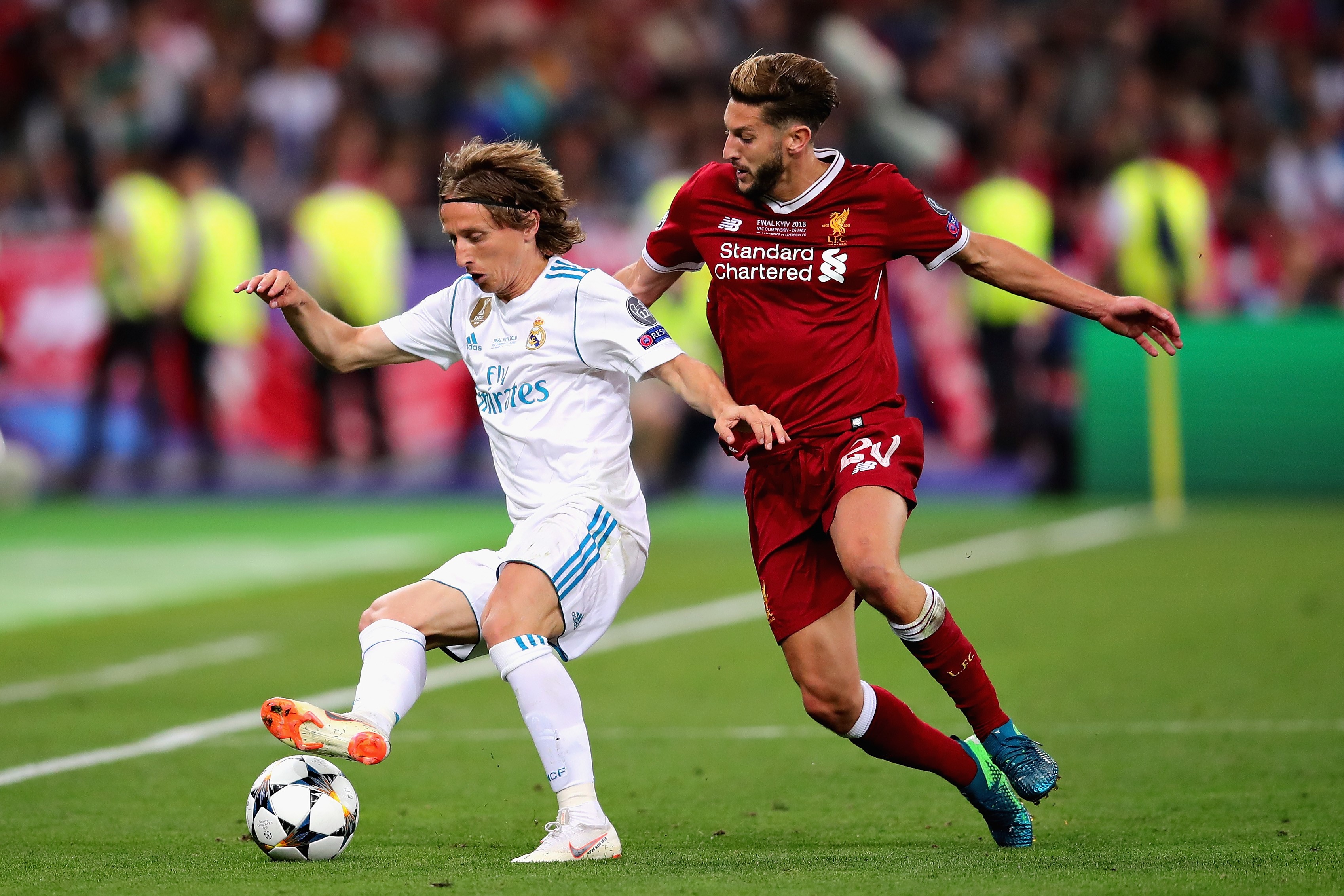 Adam Lallana și Luka Modric