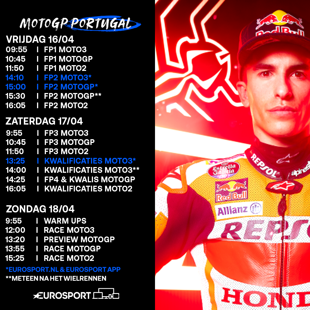 motogp portimao tijden