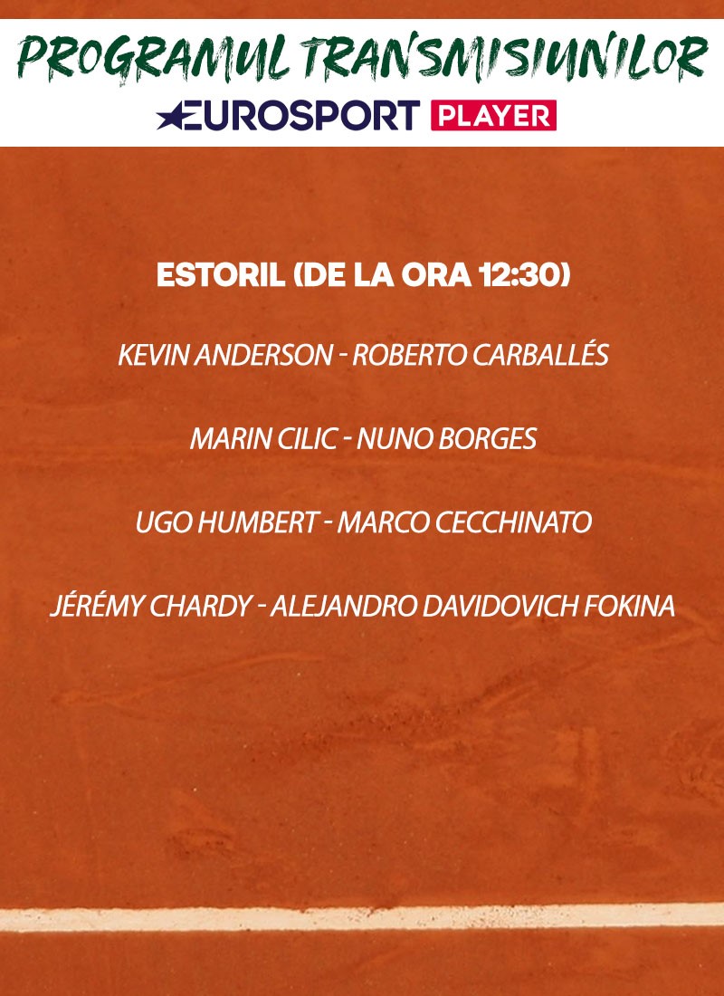 Program tenis Estoril