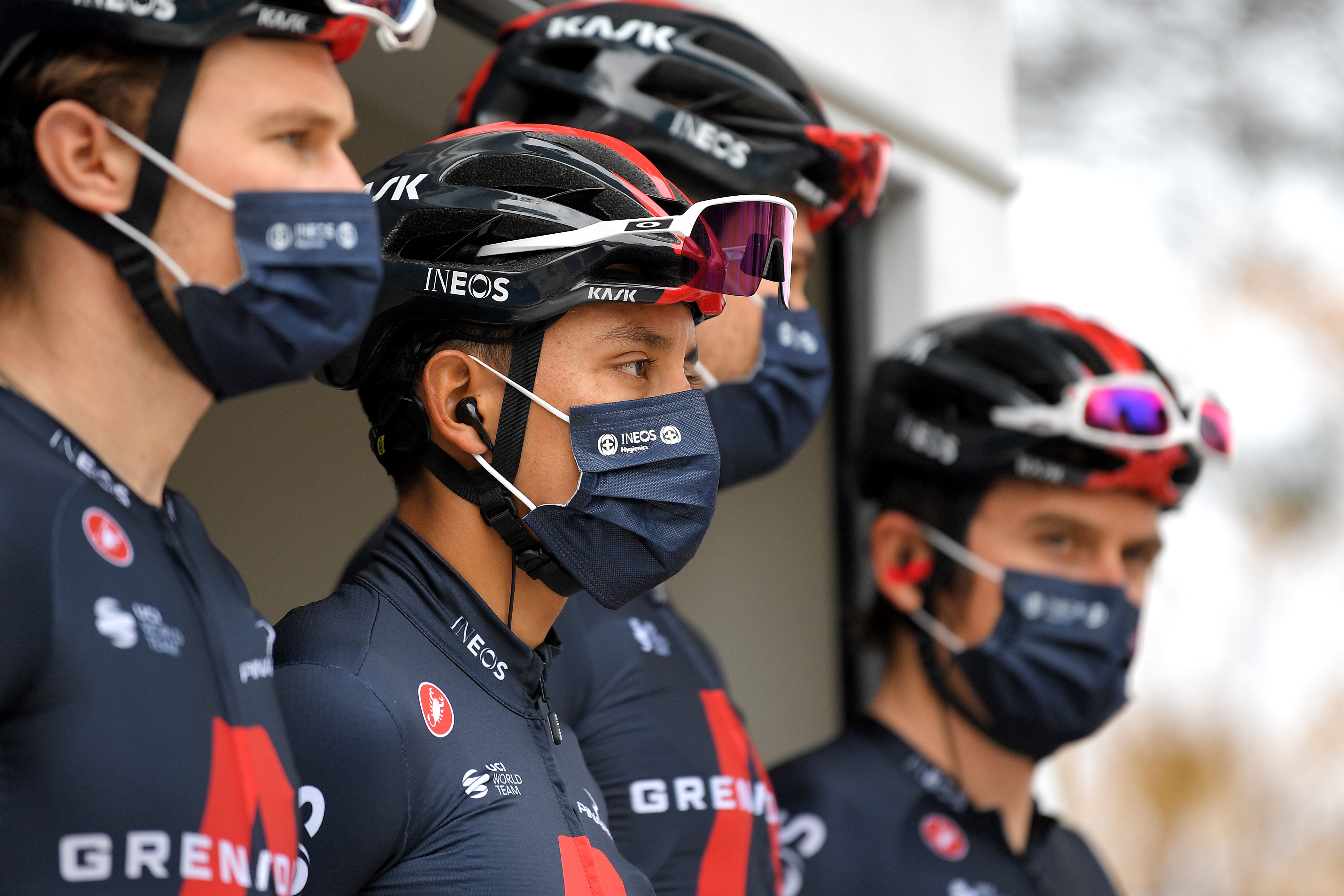 Egan Arley Bernal Gomez of Colombia and Team INEOS Grenadiers