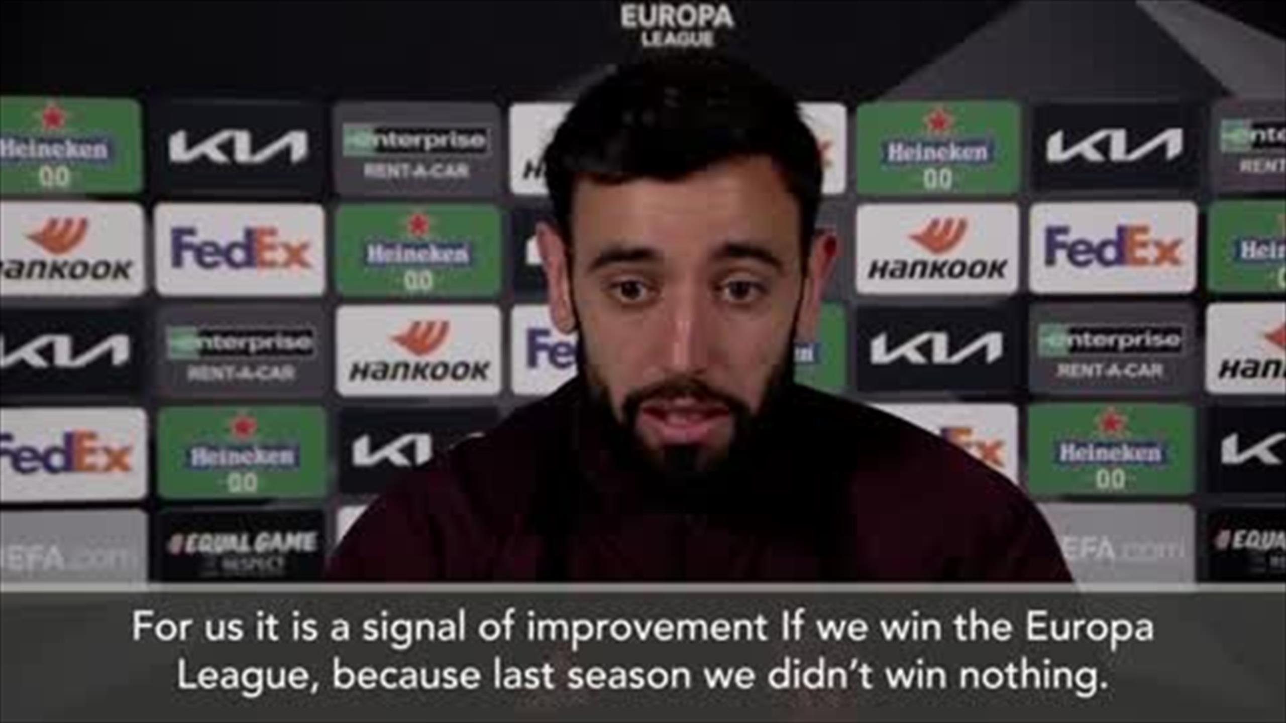 Europa League ‘not enough’ for Manchester United – Bruno Fernandes
