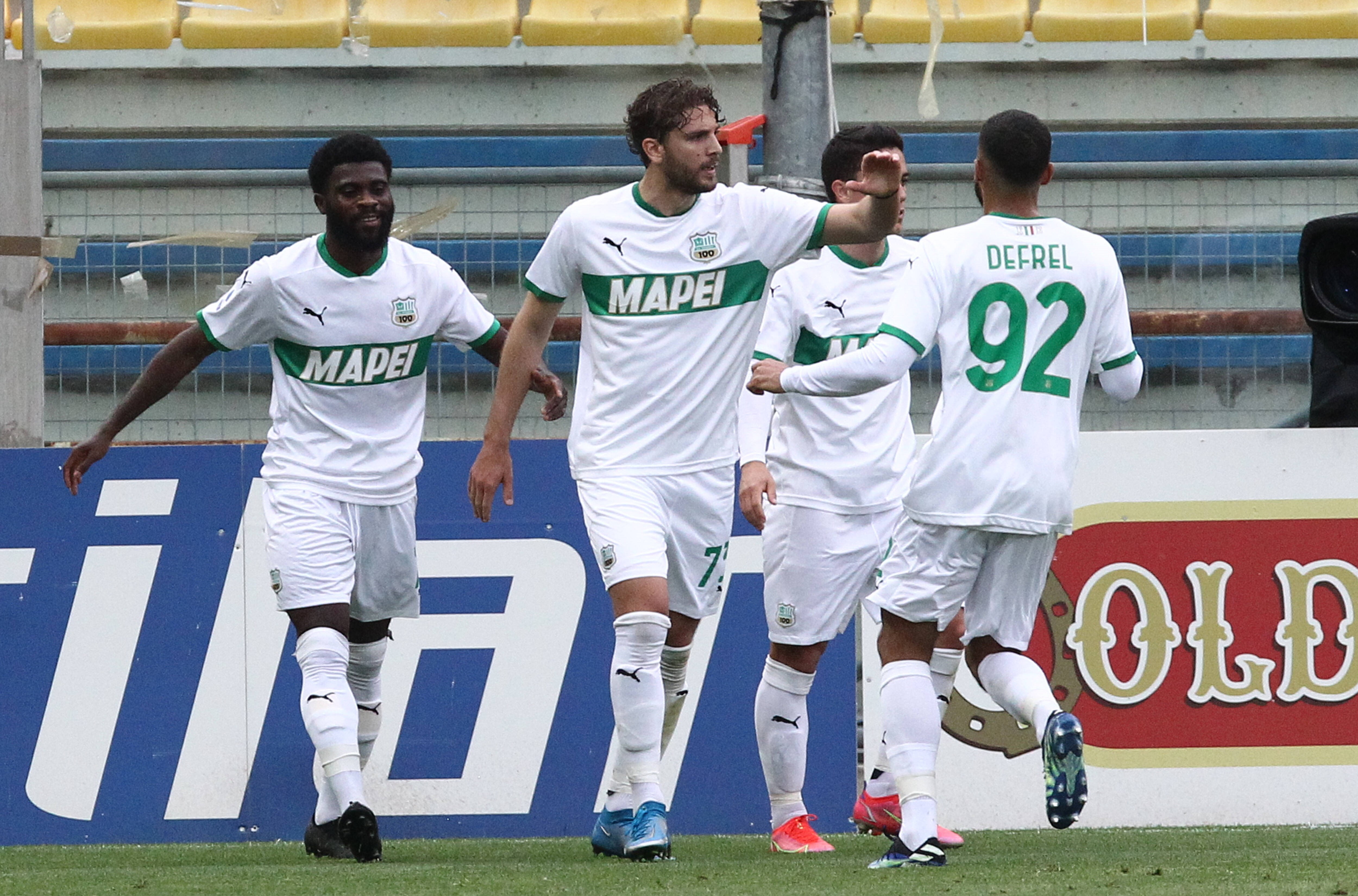 Esulatanza Sassuolo, Serie A 20-21