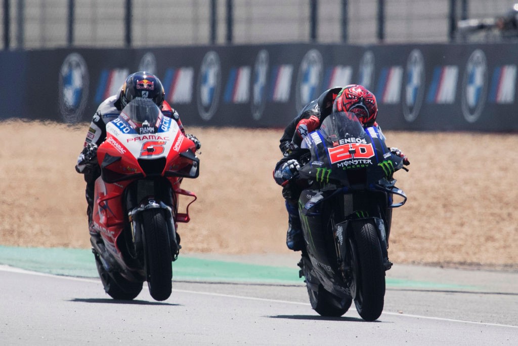 Johann Zarco (Ducati Pramac) et Fabio Quartararo (Yamaha MotoGP) au Grand Prix de France 2021