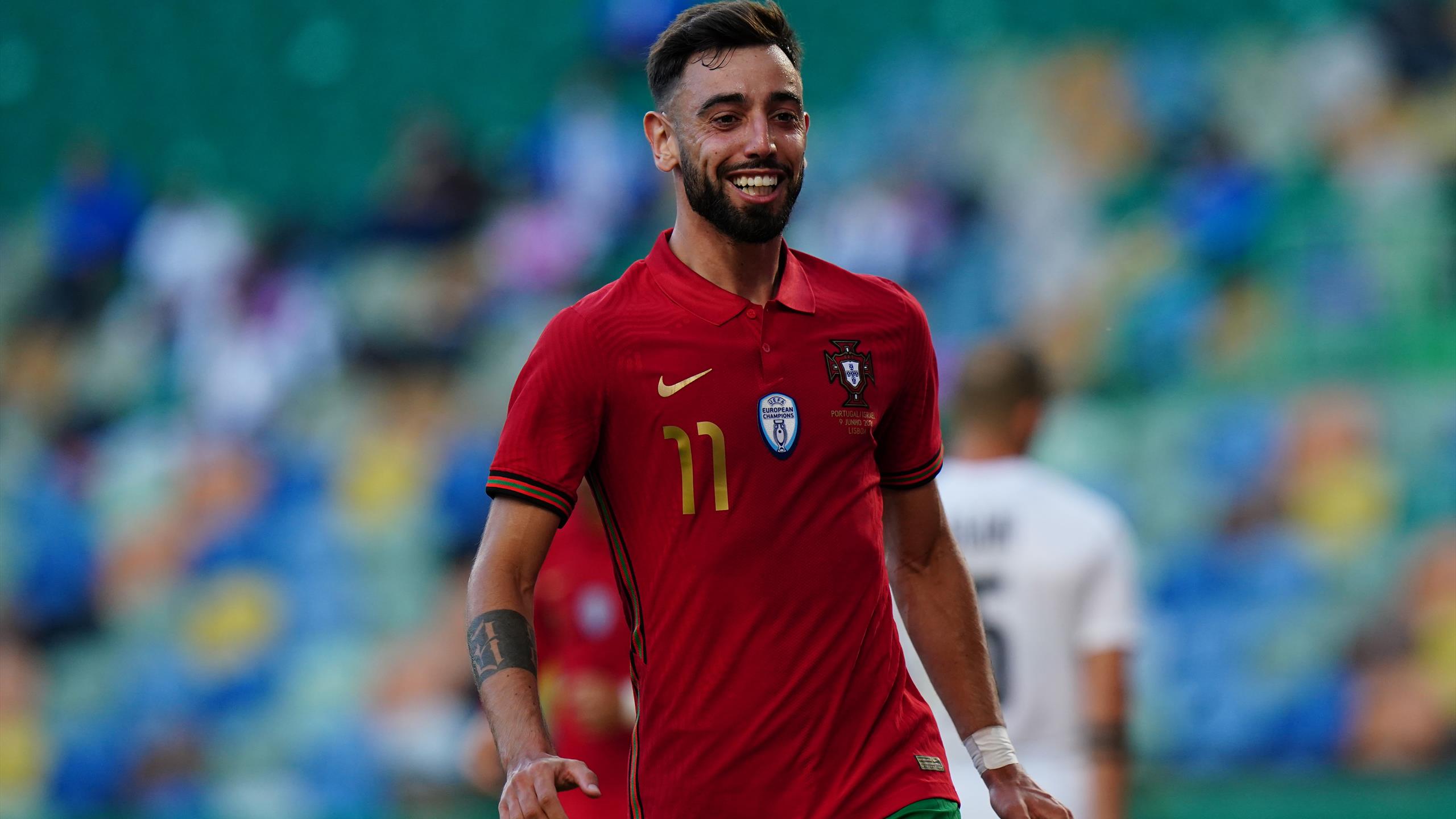 Bruno Fernandes' Worn and Unwashed Shirt, Portugal-Ghana WC