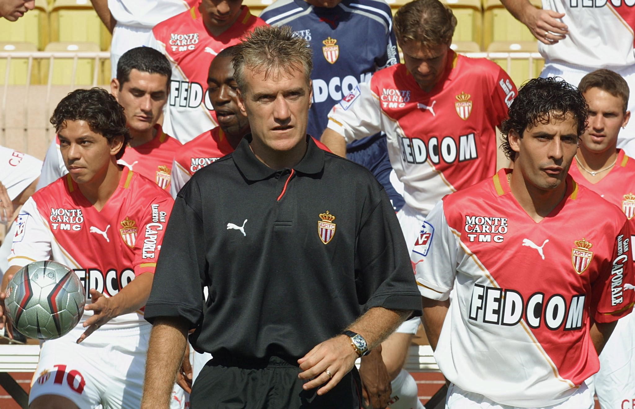 Didier Deschamps en 2001, à ses débuts à Monaco