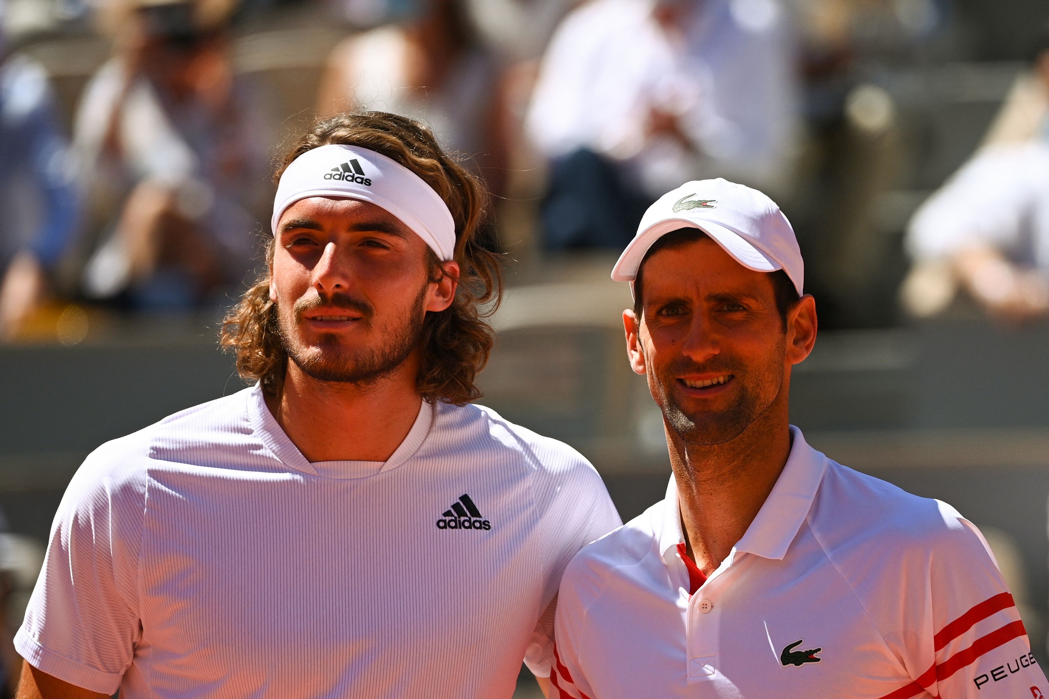 Stefanos Tsitsipas & Novak Djokovic