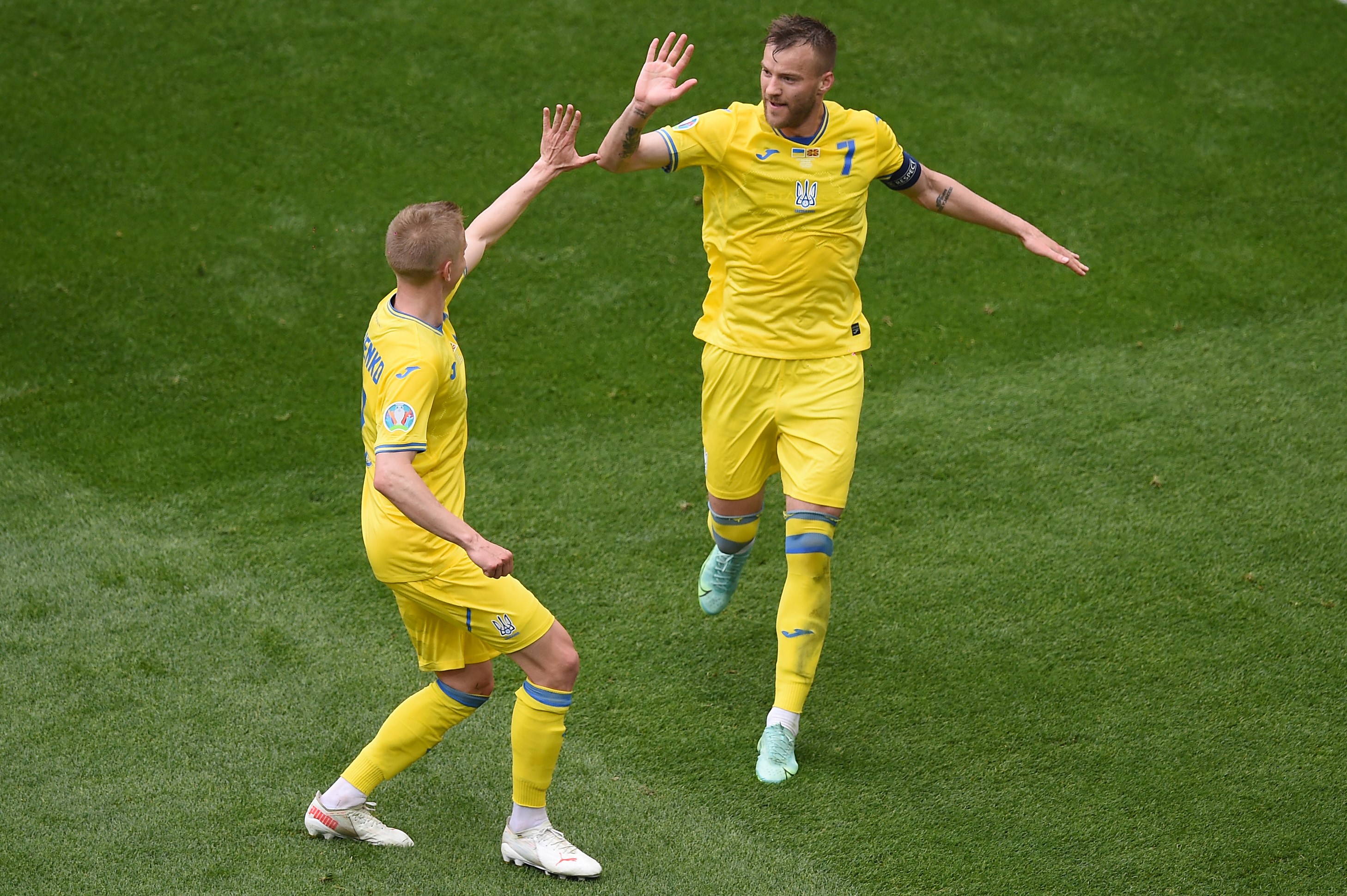 Yarmolenko et Zinchenko (Ukraine) à l'Euro