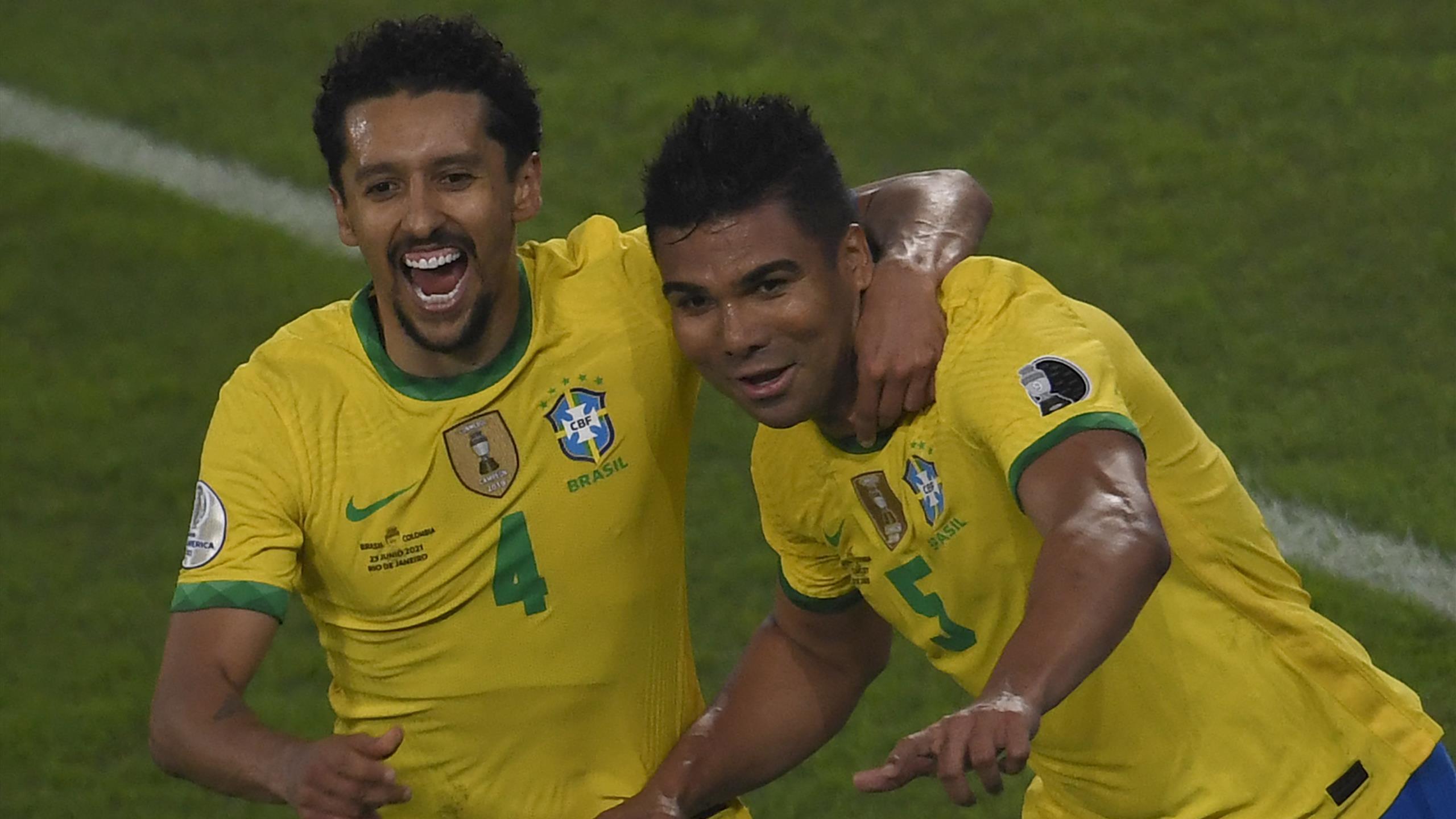 Copa America Die Tore Und Hghlights Zum Duell Brasilien Gegen Kolumbien Fussball Video Eurosport