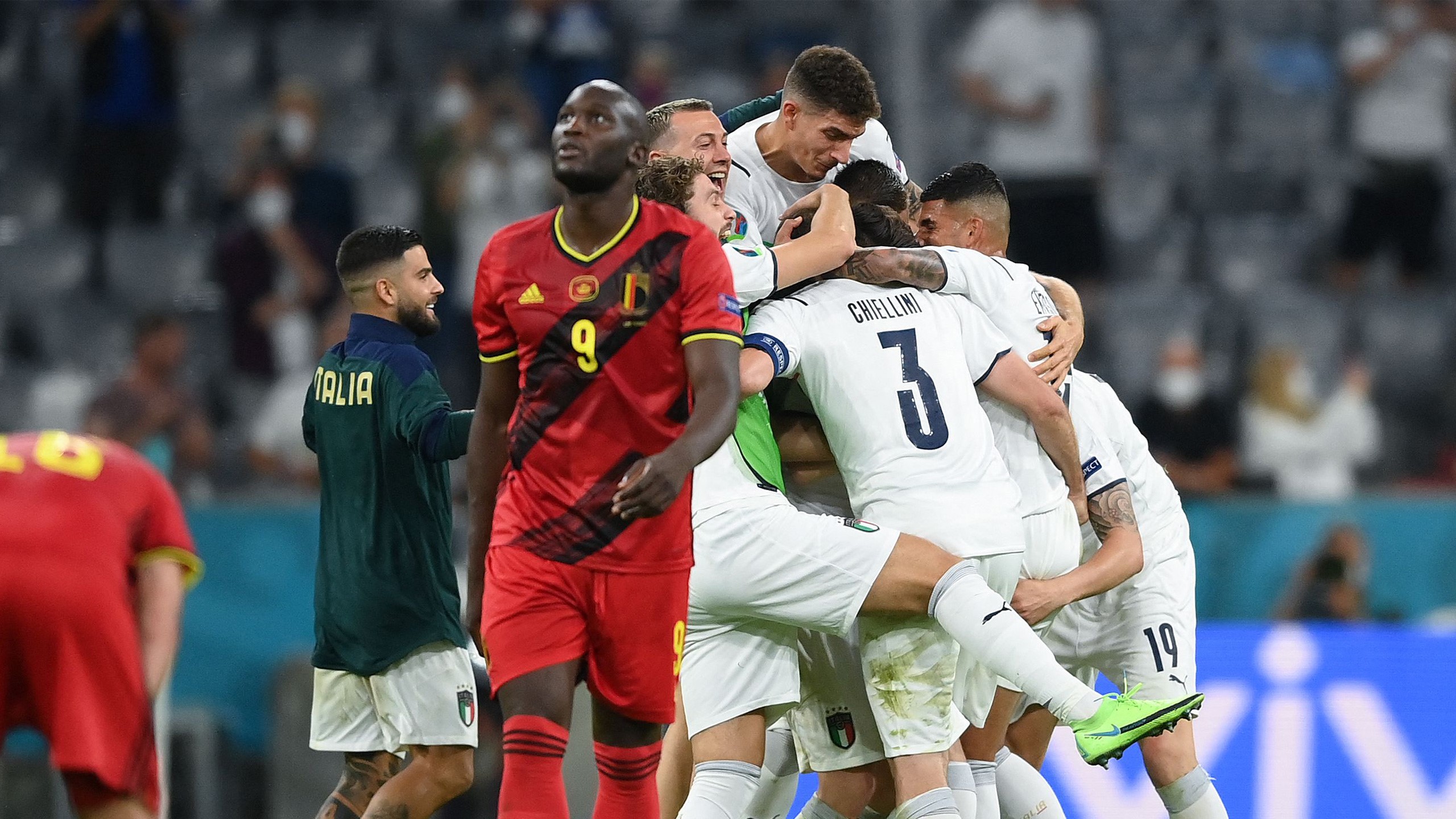 Romelu Lukaku a marcat doar din penalty împotriva Italiei